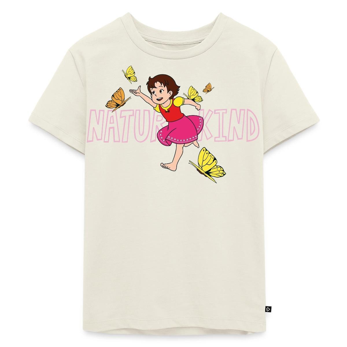 T-Shirt Heidi Naturkind Schmetterlinge Kinder Premium T-Shirt
