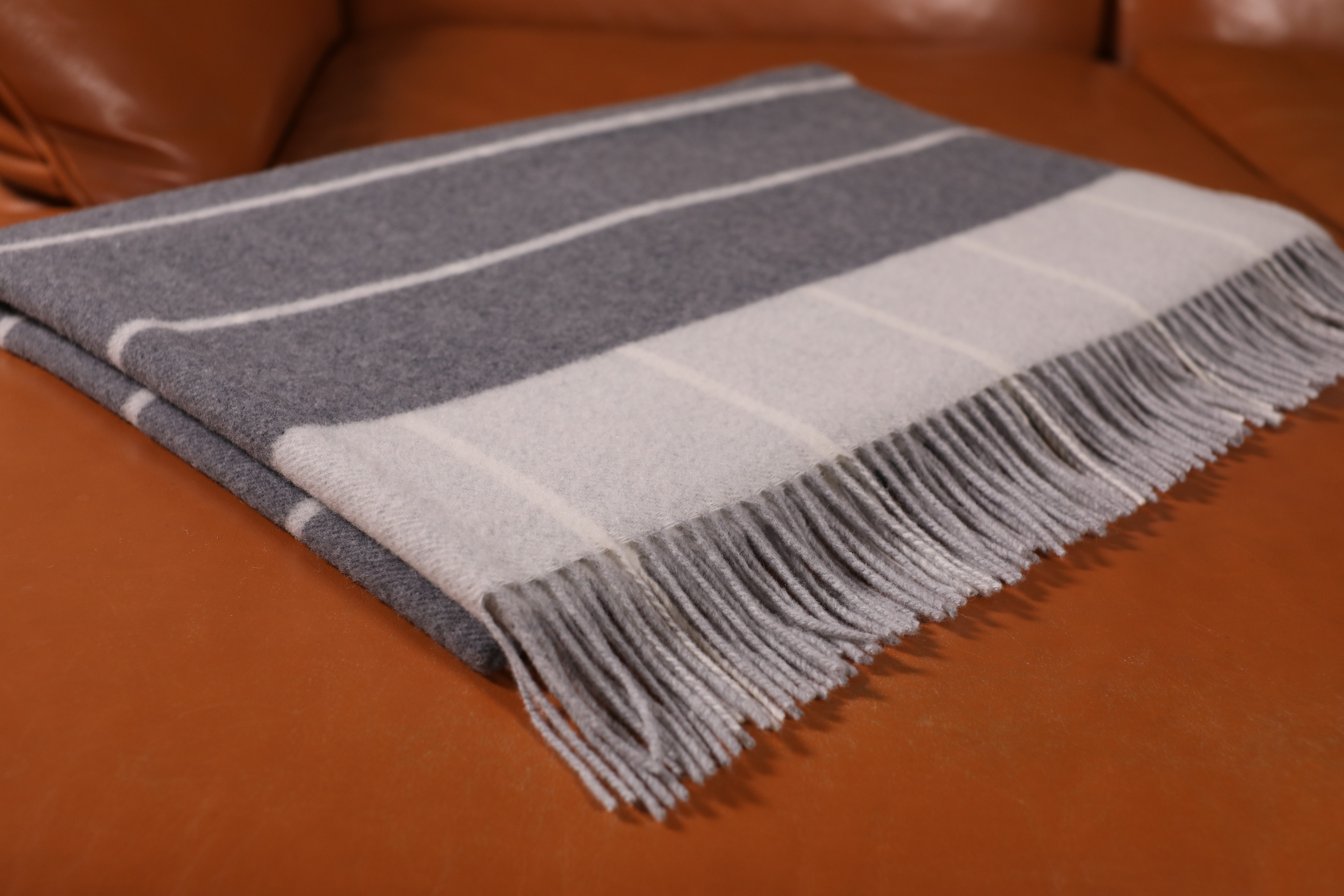 Plaid Harry Grigio Medio, CASATEX, elegantes Design, große Karos