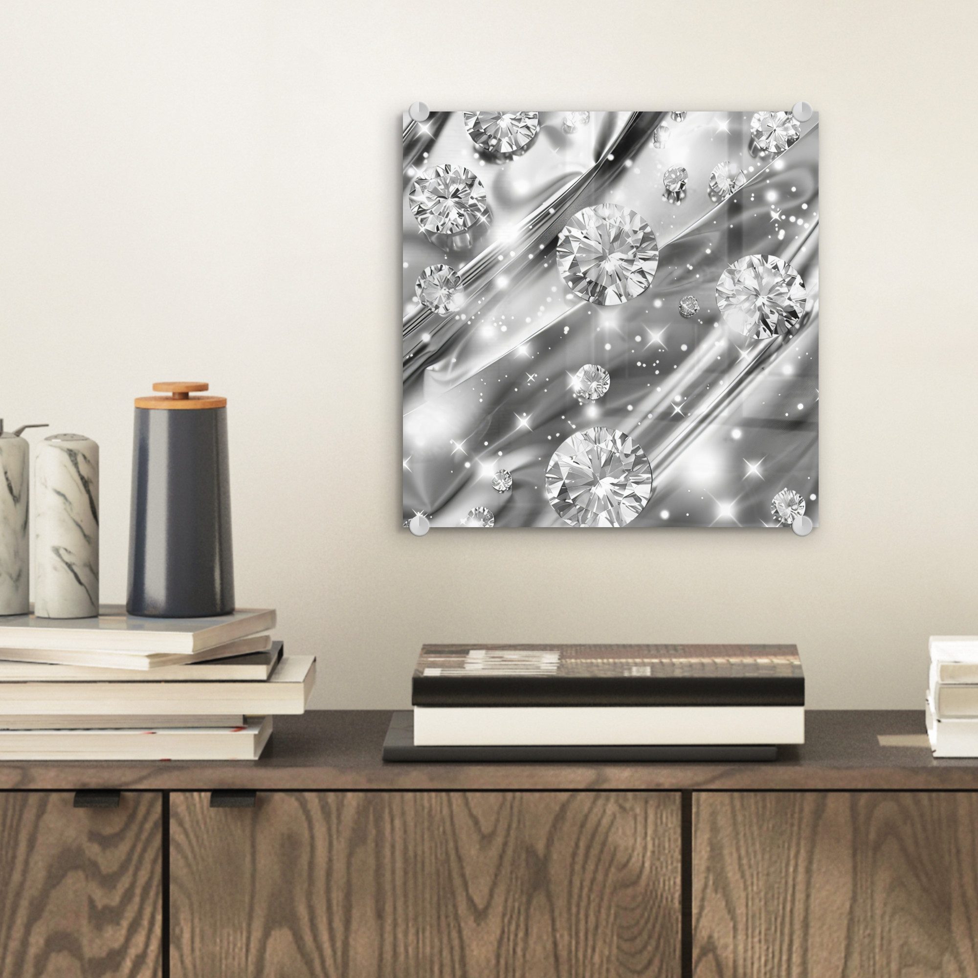 MuchoWow Acrylglasbild Abstrakt - Diamant - günstig online kaufen