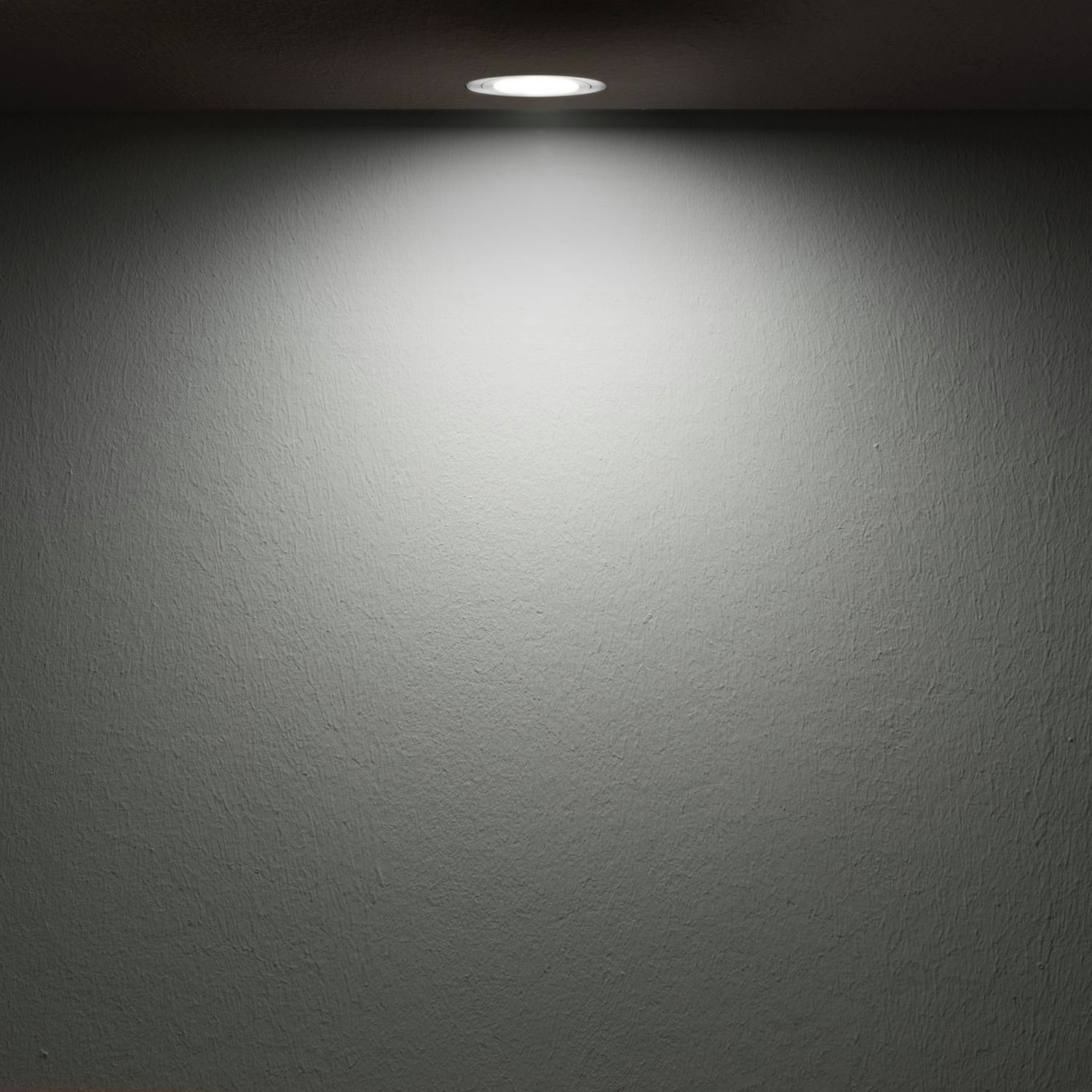 in weiß 5W Einbaustrahler LED von LEDANDO flach Leuchtmittel LED mit Einbaustrahler Set 3er extra