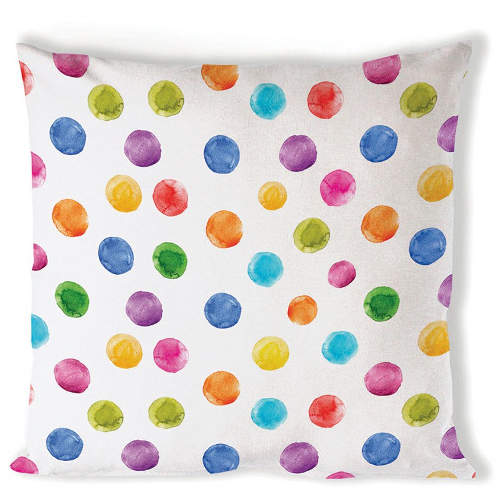 Ambiente® Dekokissen Polka Dots, Dekokissen Kissenbezüge ohne Füllung Baumwolle 40x40 cm