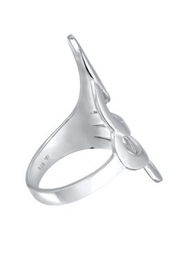 Nenalina Fingerring Basic Wellen Geschwungen Schlicht 925 Silber