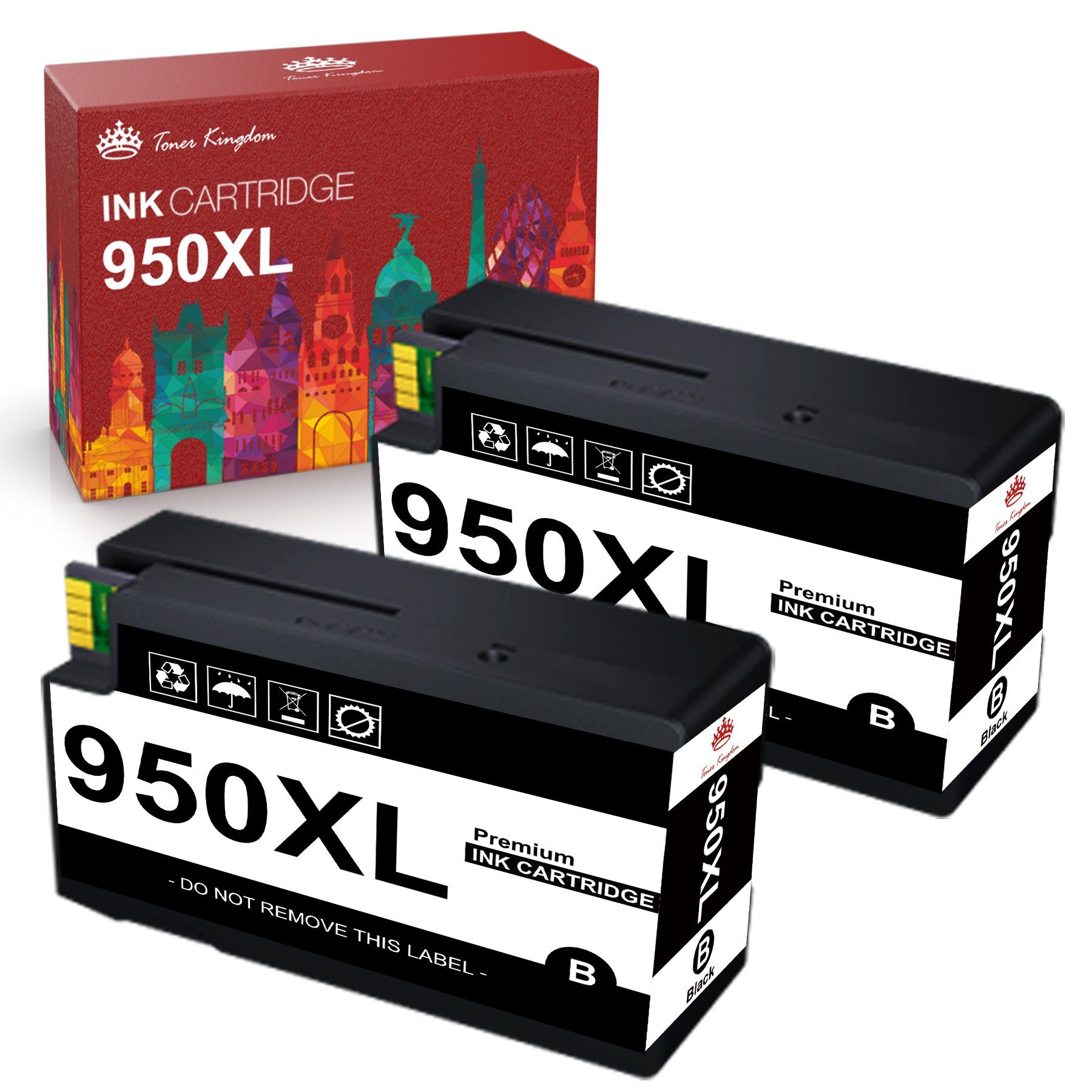 Toner Kingdom »Kompatible für HP 950 XL 951 XL« Tintenpatrone (Multipack,  mit Neuestem Chip für HP 950XL 951XL Officejet Pro 8610 8620 8600 8615 8100  8625 8660 276dw) online kaufen | OTTO