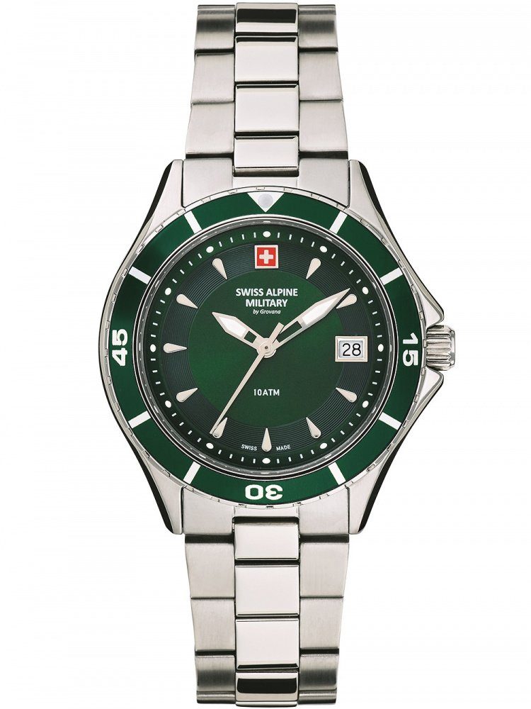 Military Quarzuhr 10ATM 7740.1134 Military Swiss Alpine Alpine 36mm Damen Swiss