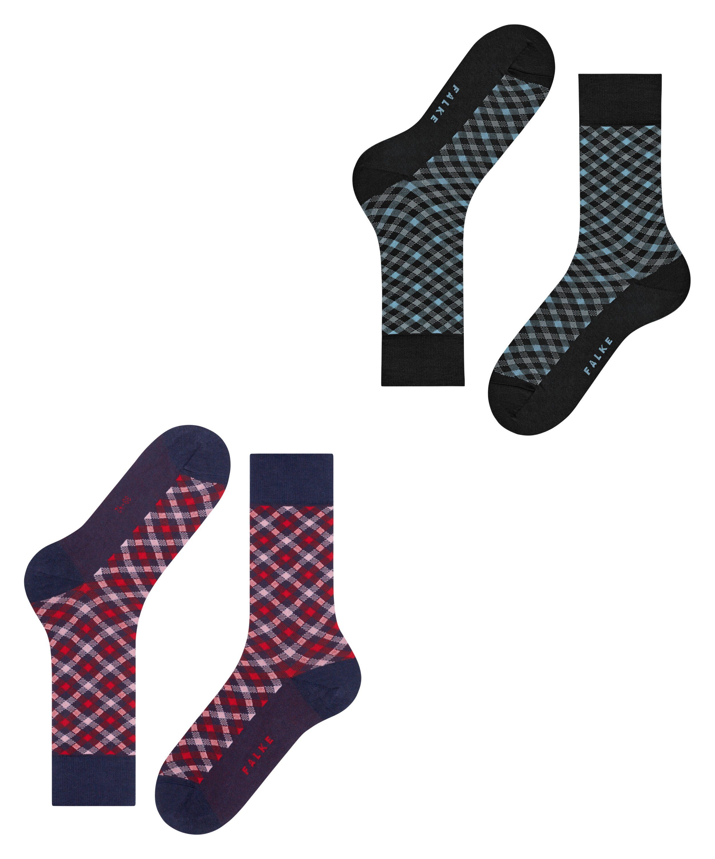 Check (2-Paar) FALKE Bundle Smart 2-Pack Socken
