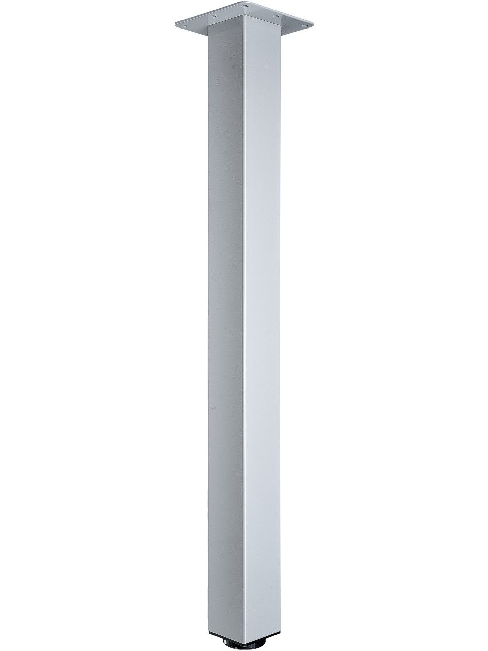 Hettich Tischbein Hettich Design-Tischbein Mella Aluminium-Optik