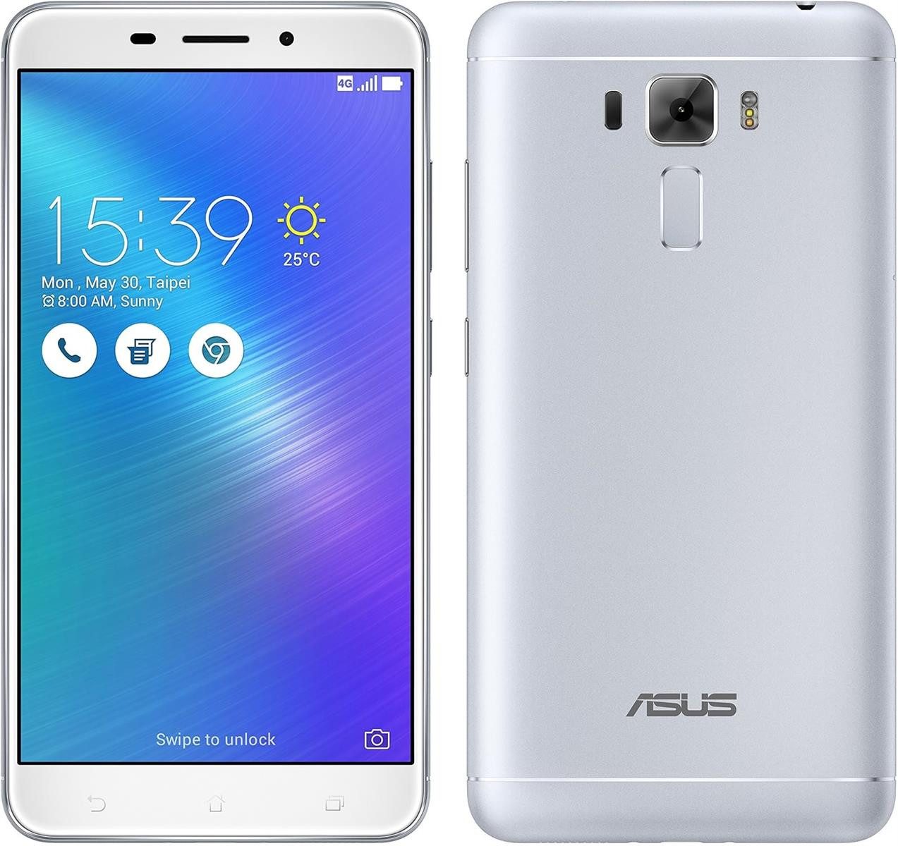 Asus Asus Zenfone 3 Laser ZC551KL Silver 32GB Android Smartphone Neu in OVP Smartphone (13,97 cm/5,5 Zoll, 32 GB Speicherplatz, 13 MP Kamera, Laser AF)