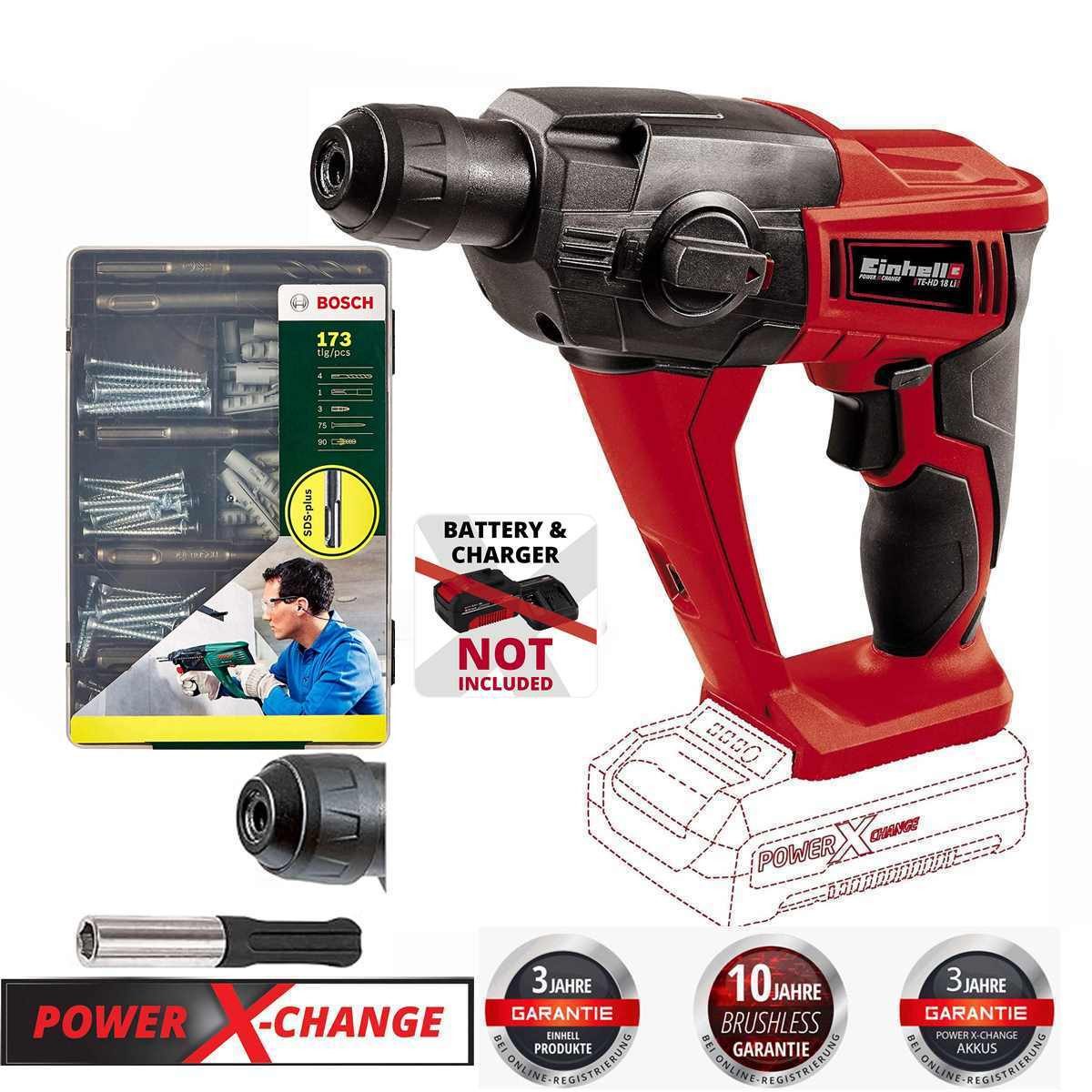 Einhell Akku-Bohrhammer Akku-Bohrhammer TE-HD 18 Li- günstig online kaufen