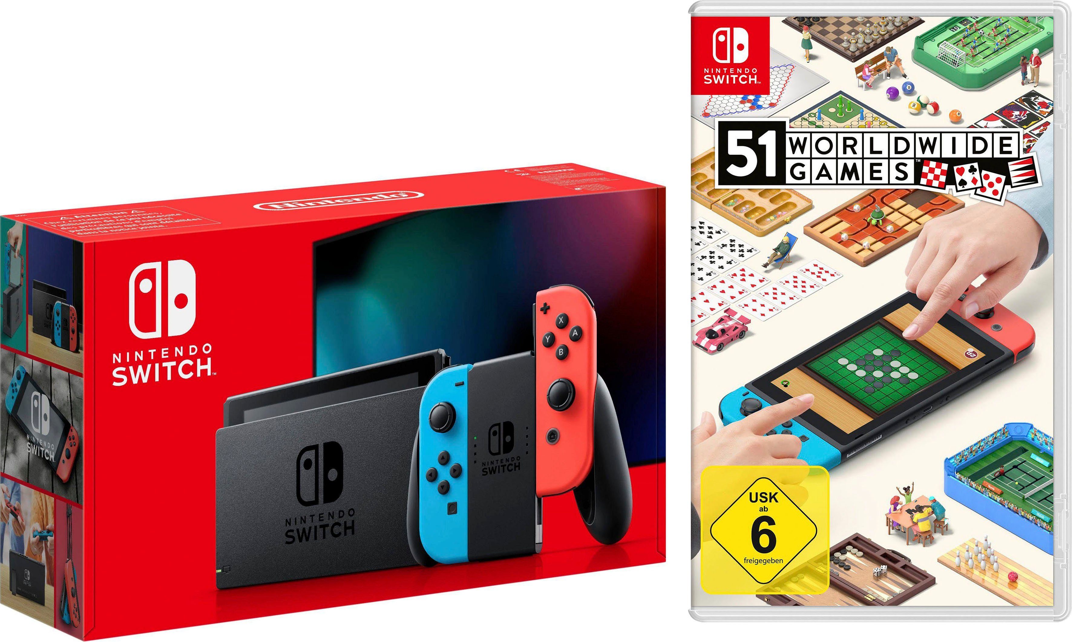 Image of Nintendo Switch, inkl. 51 Worldwide Games