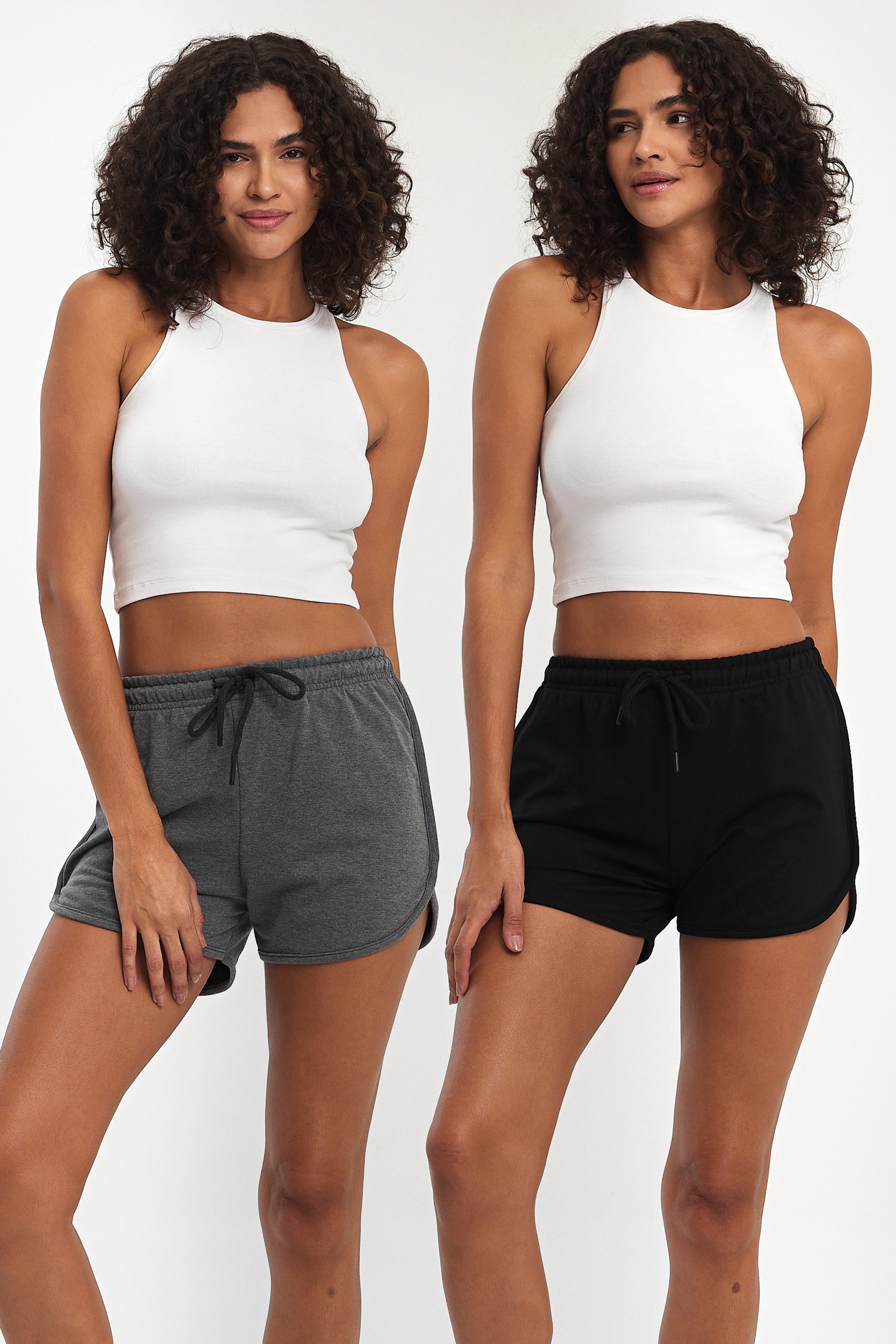 COMEOR Sporthose Kurze Hose Damen Sportshorts Laufshorts Sommer Hosen Train günstig online kaufen