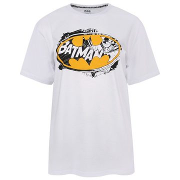 Sarcia.eu Pyjama Batman Kurzarm-Herrenpyjama, Sommerpyjama, schwarz-weiß
