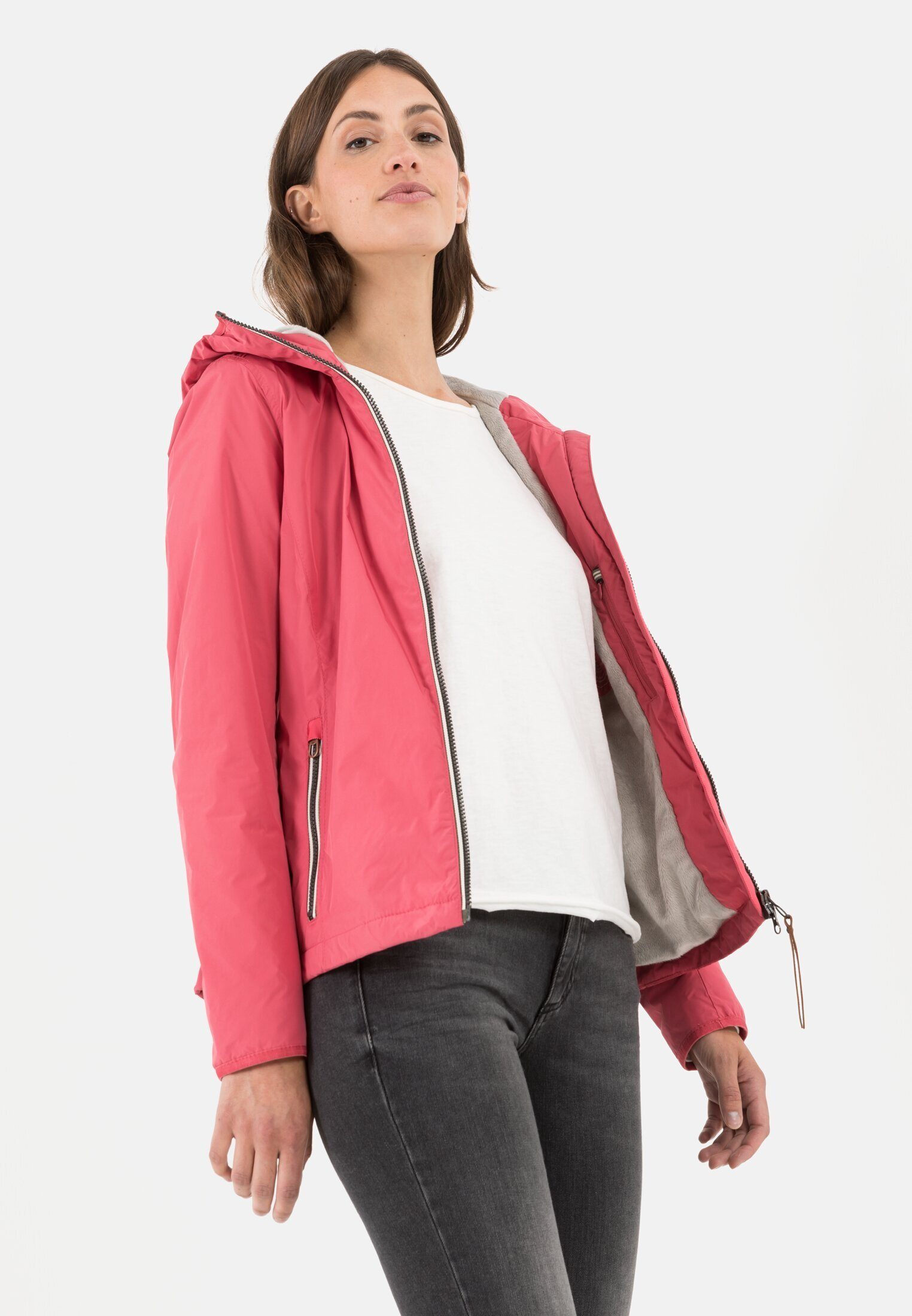 camel recyceltem active Polyester Hemdjacke aus Pink