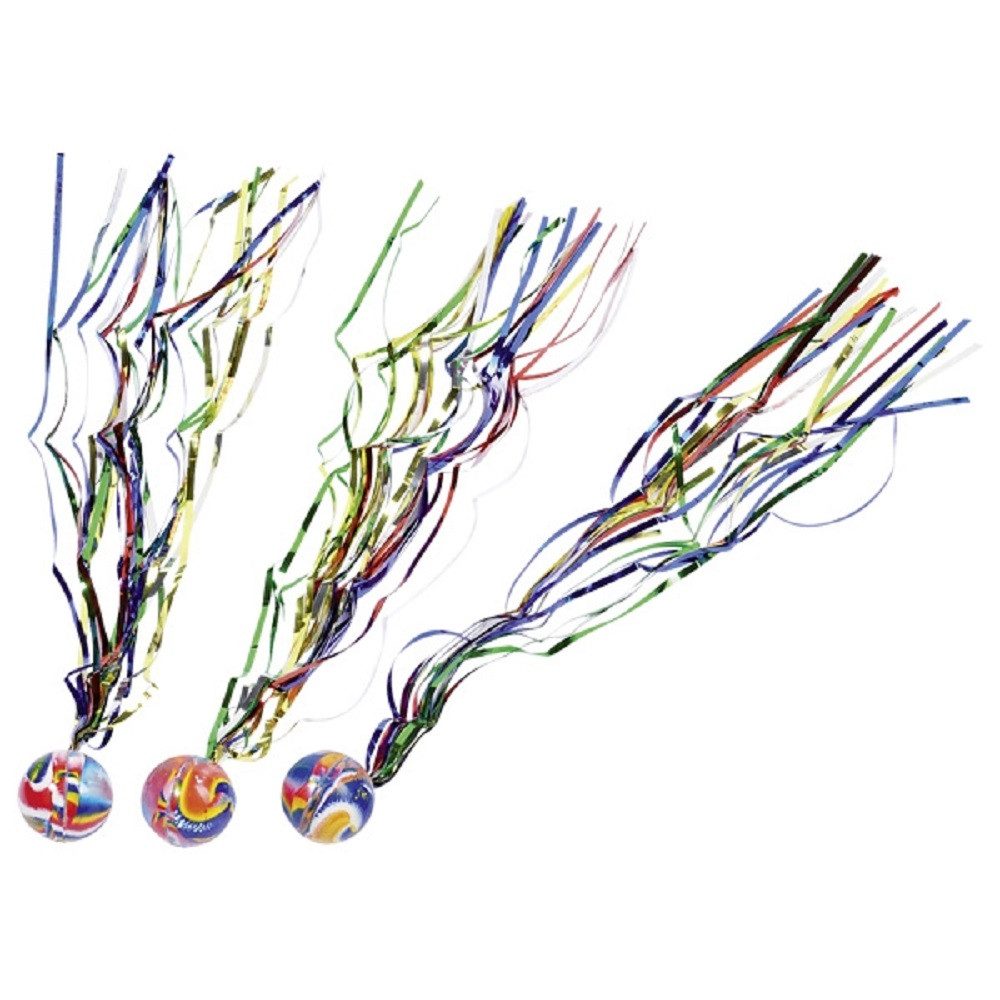 Gollnest & Kiesel Flummi Goki Flummy Shooting Star mit glitzernden Schweif FB245 (1-St), mit glitzernden Schweif