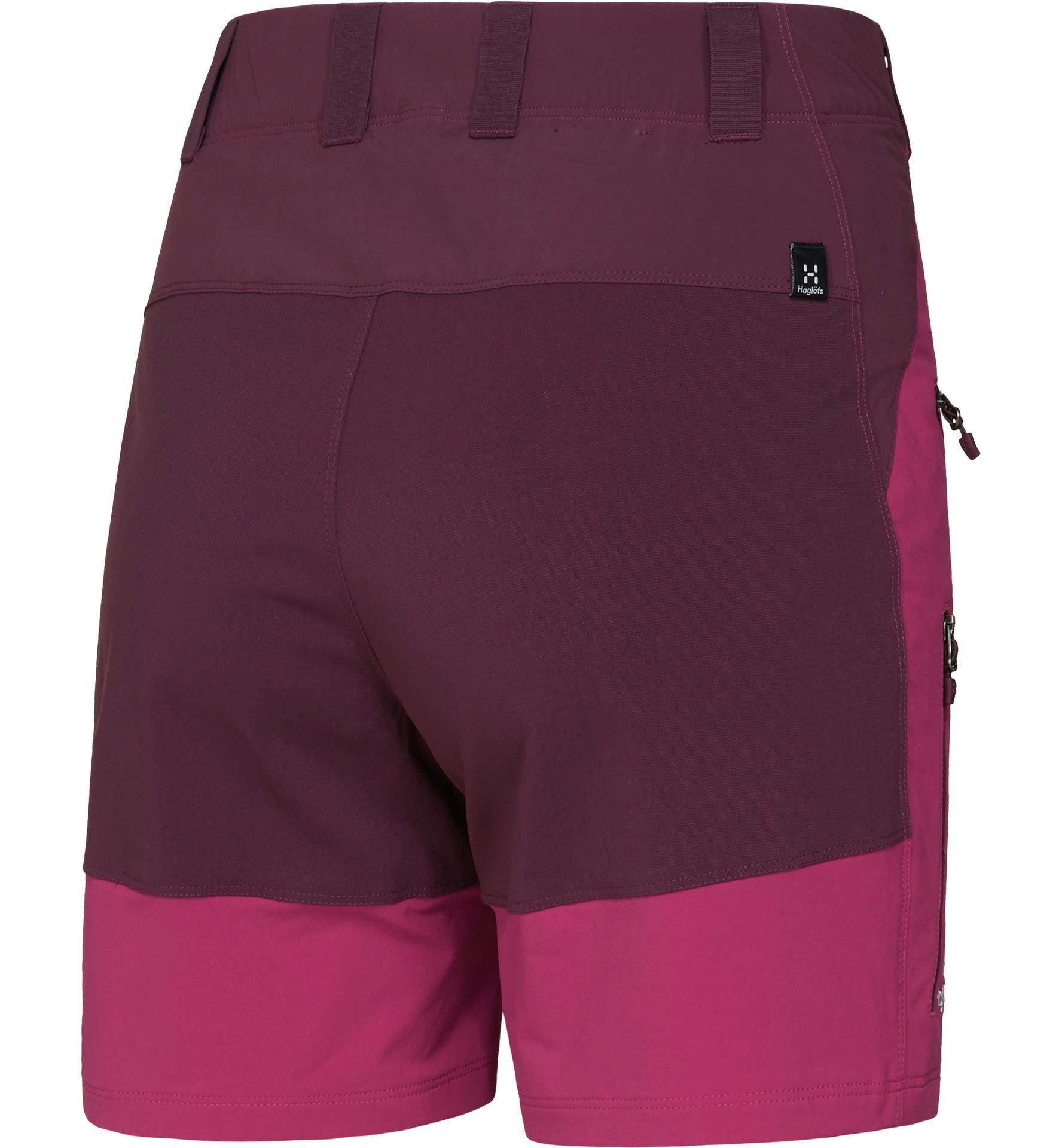Haglöfs Strandshorts Haglöfs W Mid Standard Shorts Shorts Aubergine - Pink Damen Deep