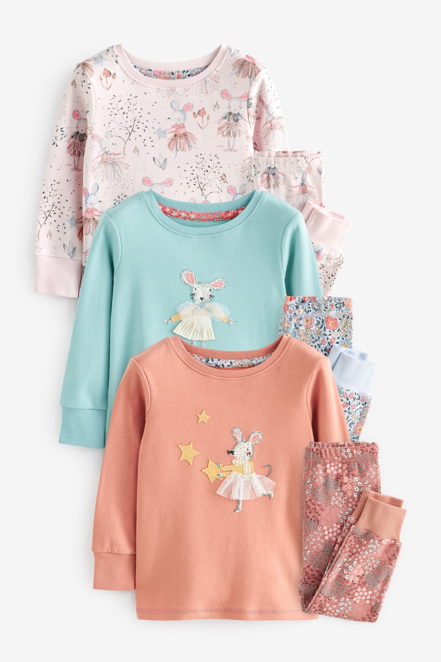Next Pyjama Snuggle Schlafanzug aus Baumwolle günstig online kaufen