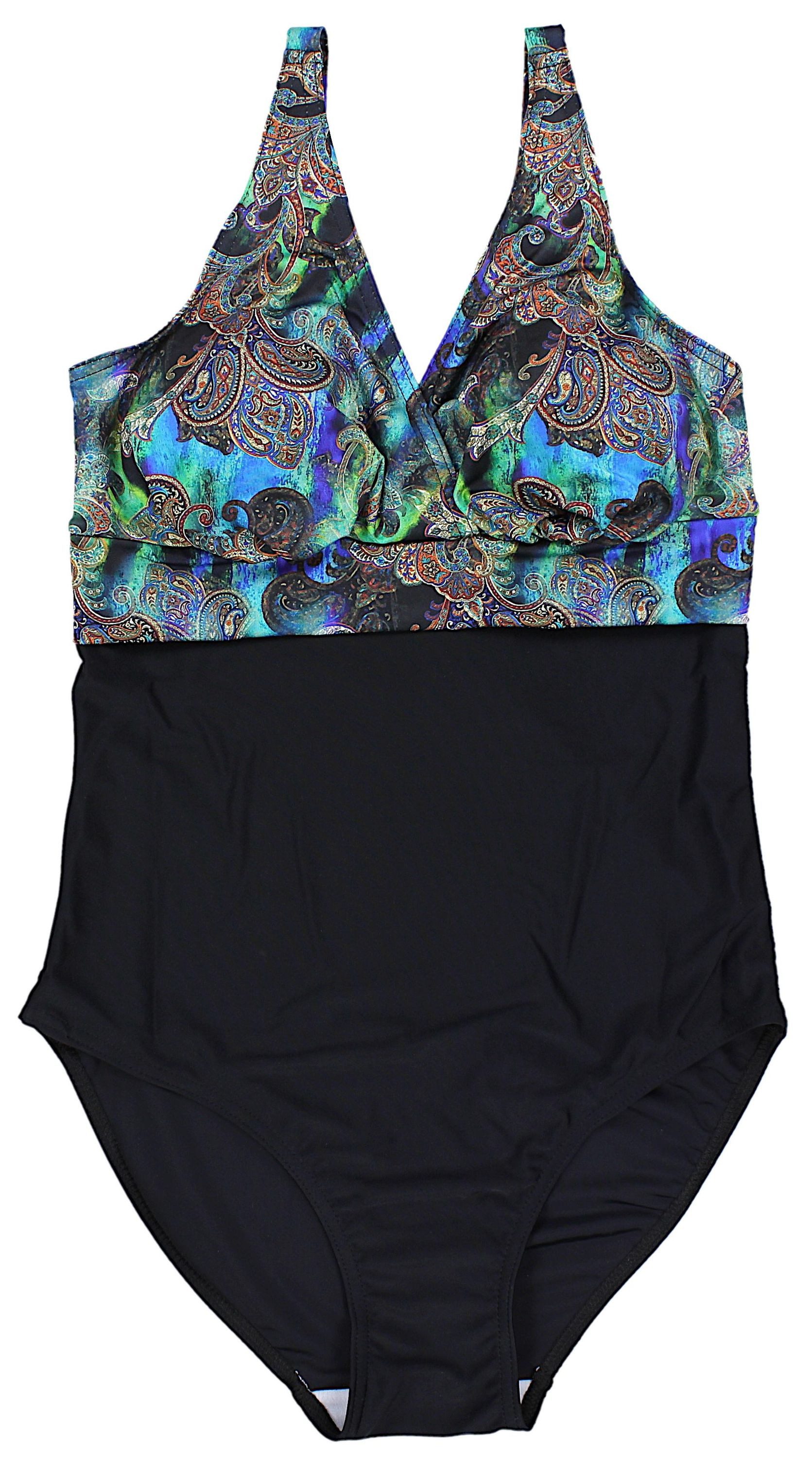 Aquarti Badeanzug Damen Badeanzug Bauchweg Einteiler Sport Swimsuit Bademode