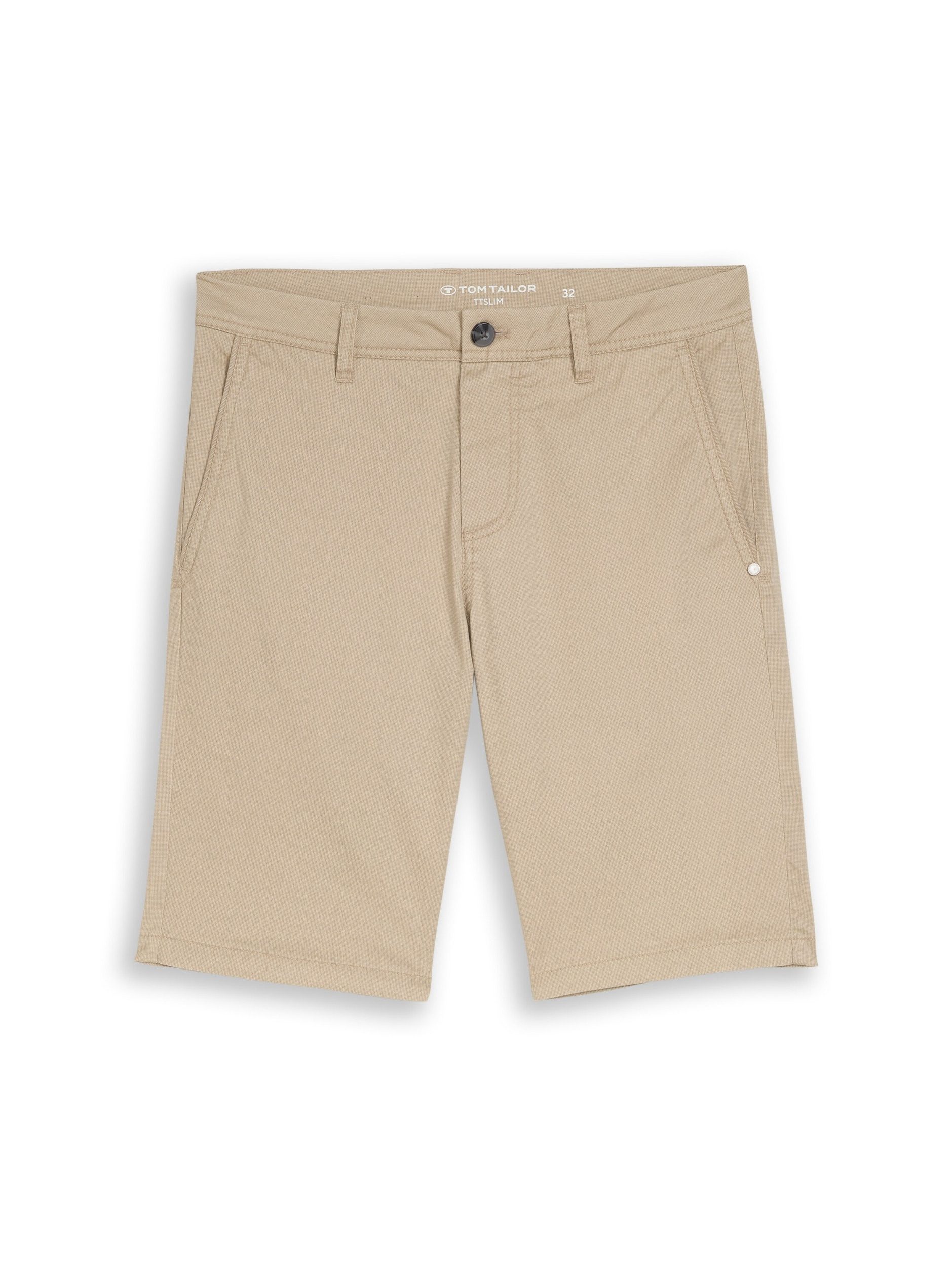 Shorts slim printed chino shorts