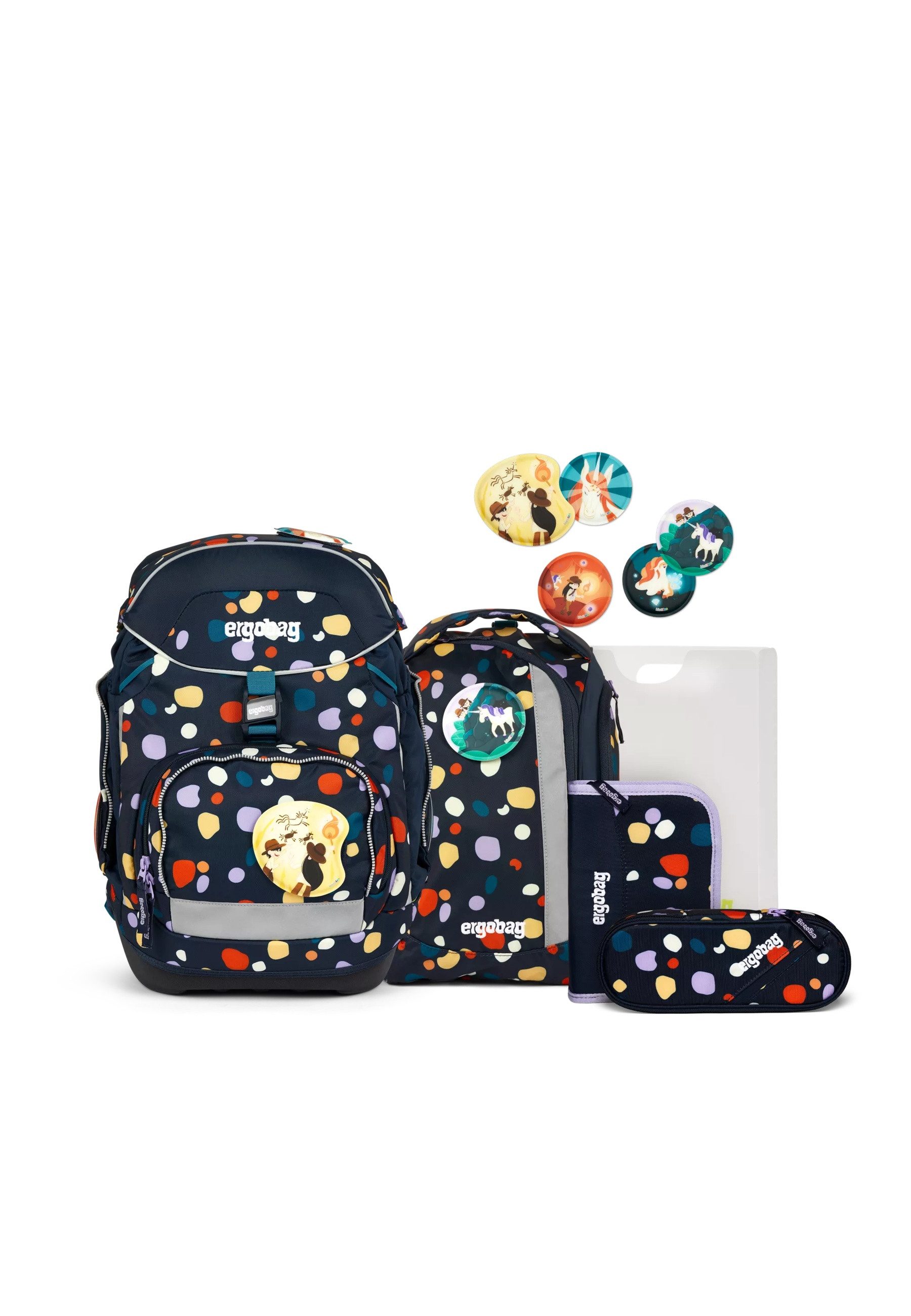 ergobag Schulranzen PerlentauchBär (6-tlg)