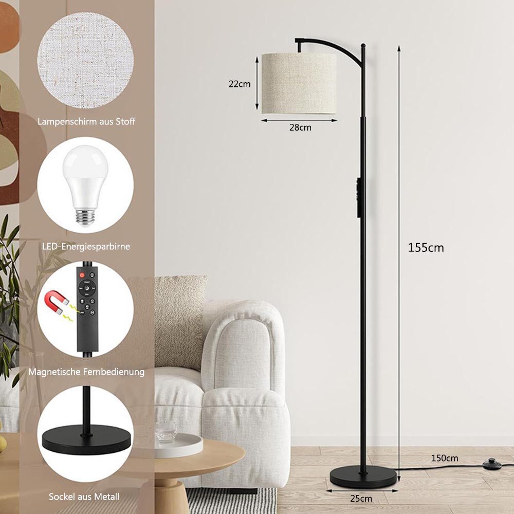 Lapamax Stehlampe Intelligente Stehleuchte WiFi Bogenlampe günstig online kaufen