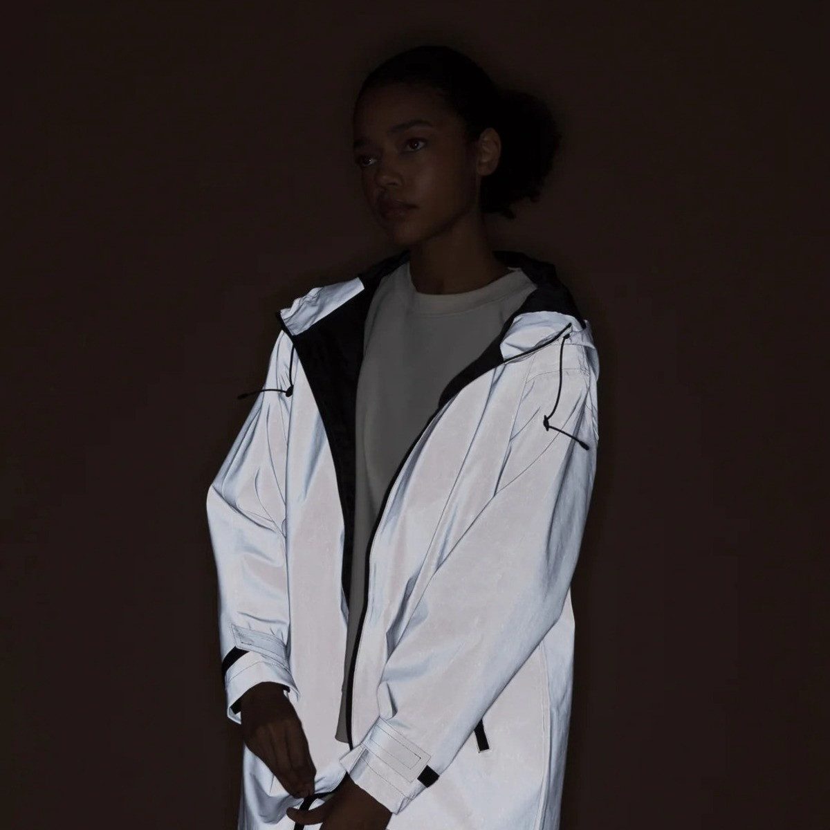 PAIKKA Regenjacke Regenmantel für Zweibeiner reflektierend Damen "Human Visibility Rain