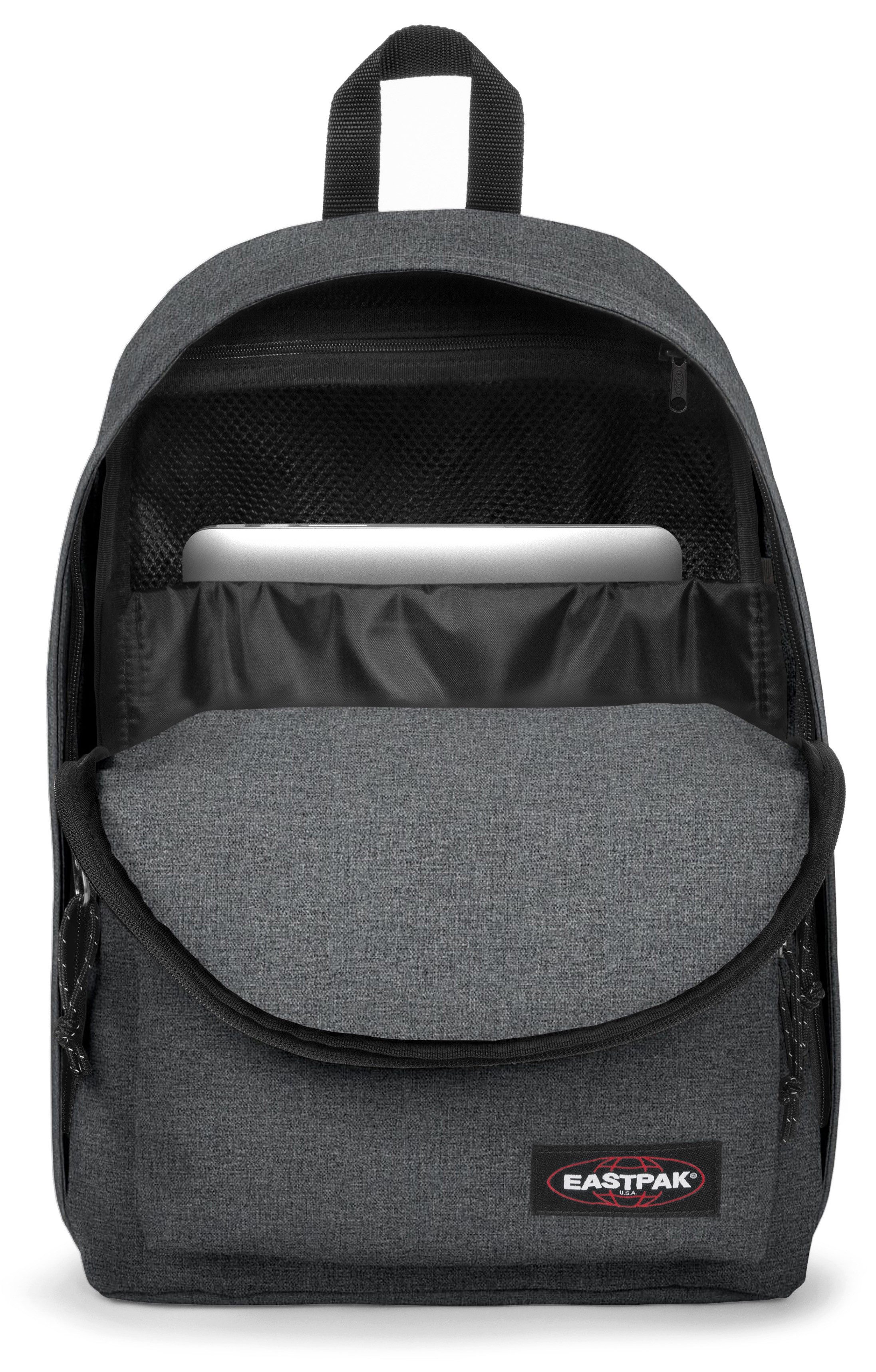 Eastpak Freizeitrucksack OUT OF OFFICE, Unisex Cityrucksack, Schulrucksack mit Logo-Aufnäher & 14" Laptopfach – Bild 3 von 5