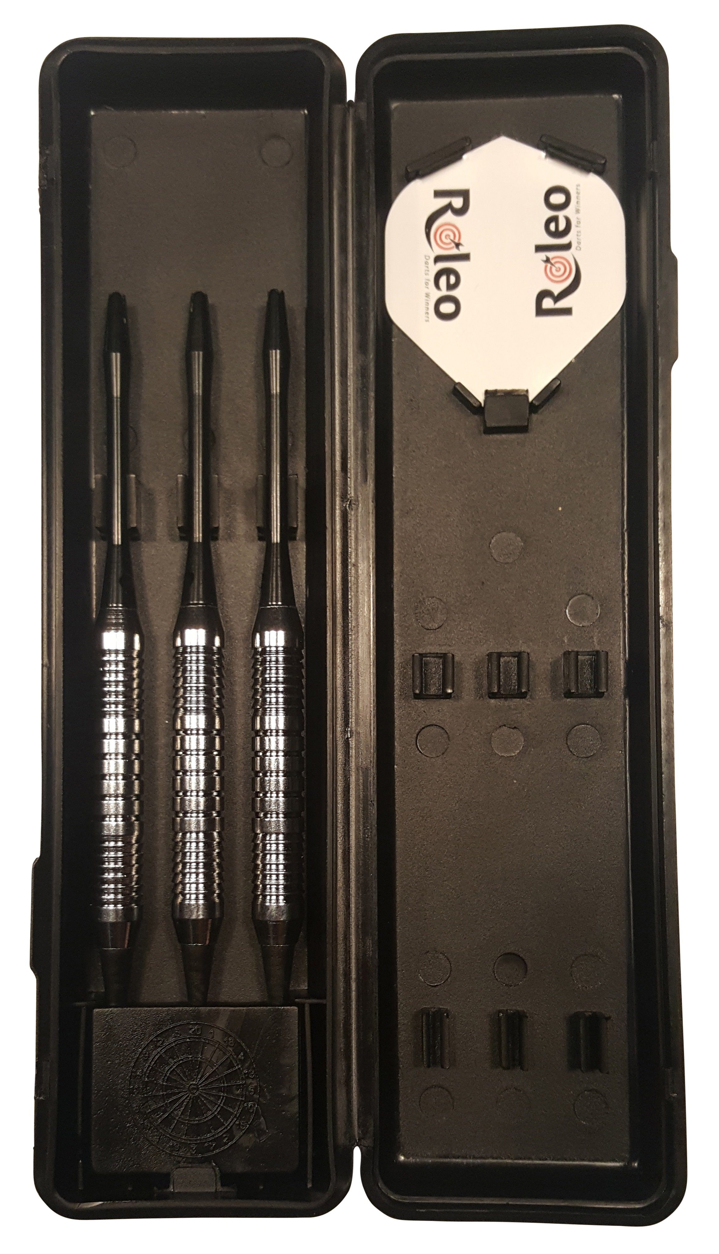 Ausrüstung Dartpfeile Roleo Dartpfeil Roleo Softdarts Pfeile - RS-1 - 3er Set inkl. Dartbox - 16g