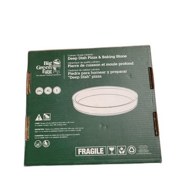 Big Green Egg Pizzastein Big Green Egg Tiefer Back- und Pizzastein Ø 36 cm Large, XLarge, 2XL