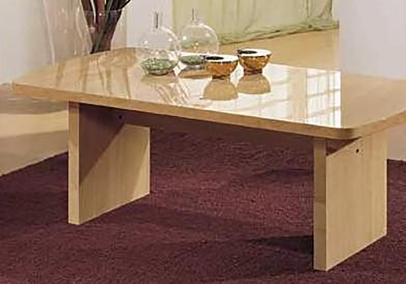 JVmoebel Couchtisch, Edler Couchtisch Holz Tisch Holz Tische Wohnzimmer Sofa Buche Made in Italy Neu