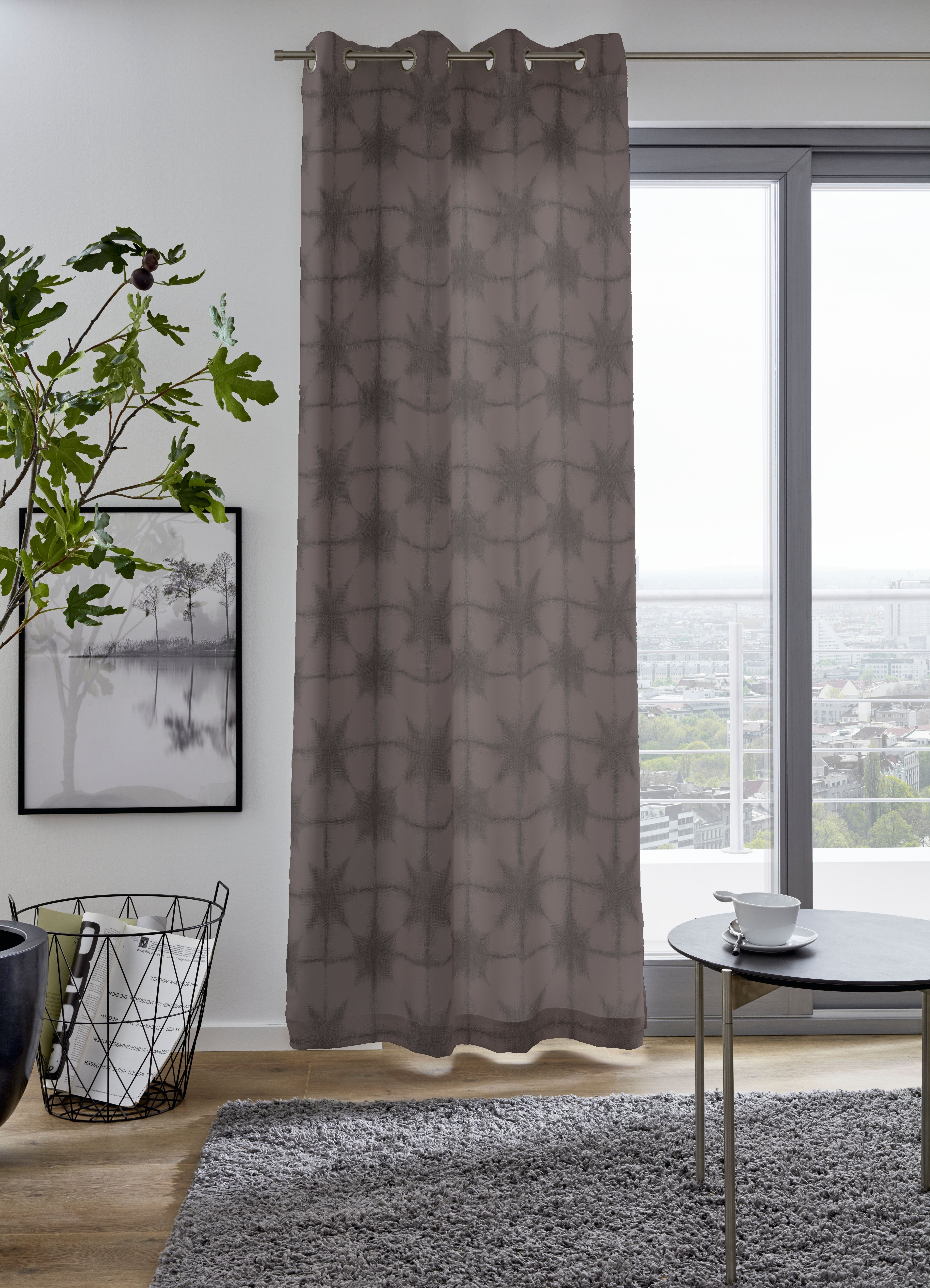 my home Vorhang OSLO, Ösen (1 günstig online kaufen