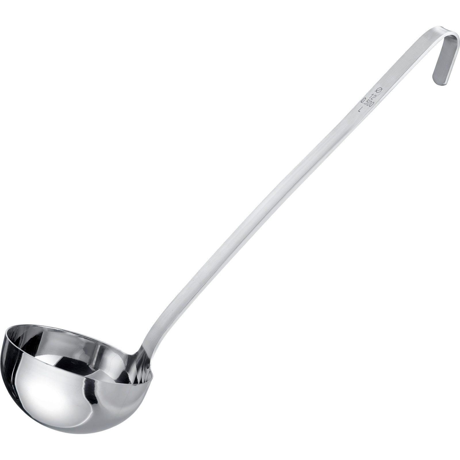 WESTMARK Schöpfkelle Pro – Edelstahl Suppenkelle für die Profi-Küche, Ø 12 cm, 500 ml, rostfrei, spülmaschinengeeignet, langlebig