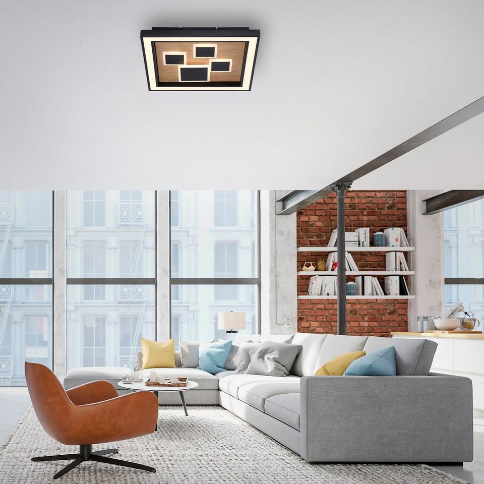 Paul Neuhaus LED Deckenleuchte ELIZA, LED fest integriert, Warmweiß