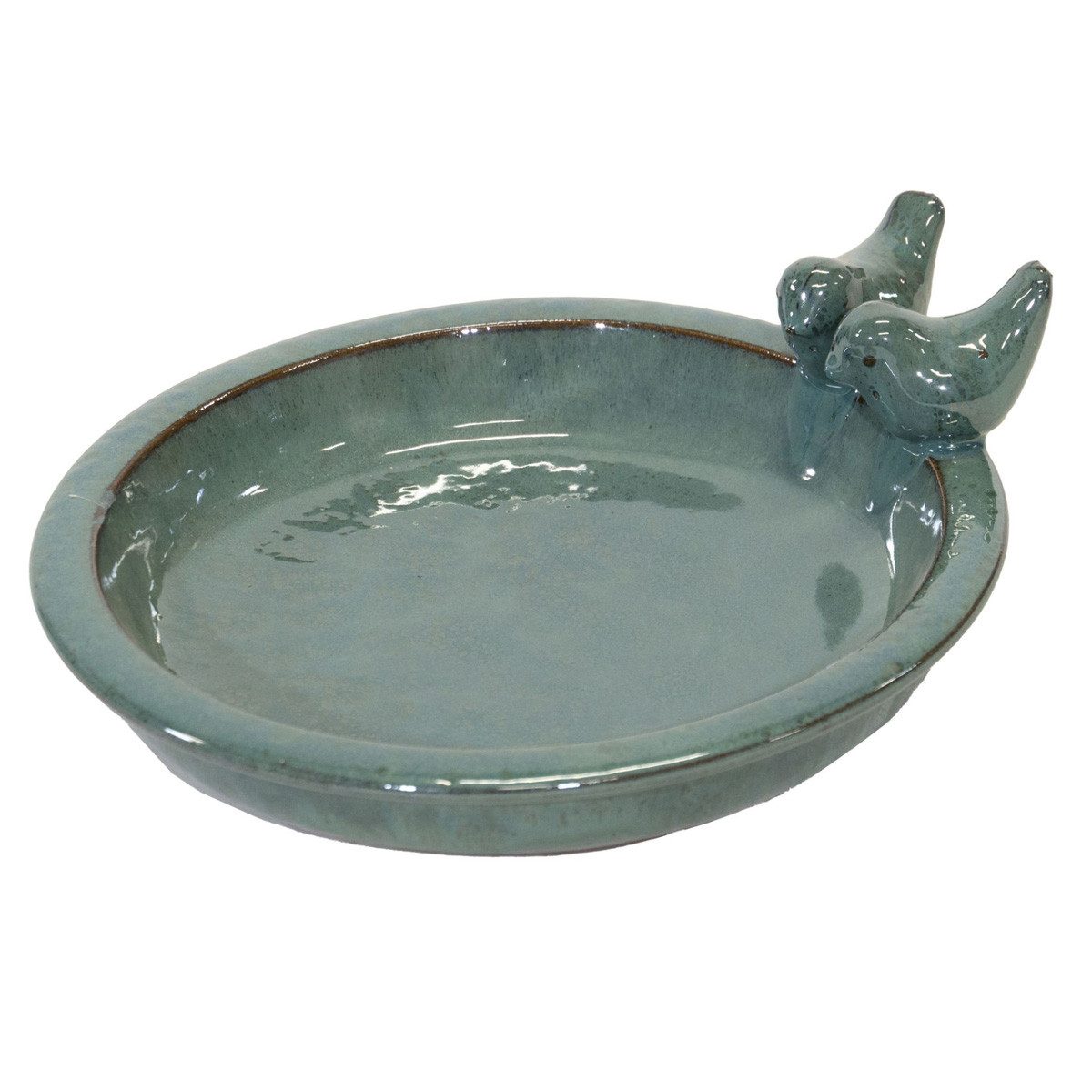 colourliving Vogeltränke für den Garten, handbemalt, jede ein Unikat, leicht zu reinigen