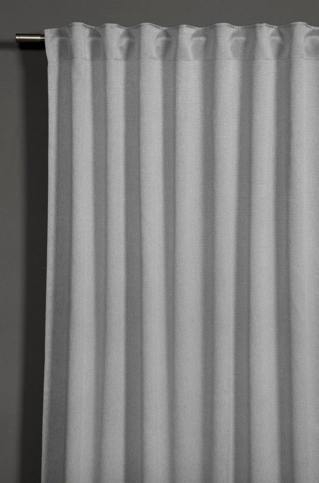 Gardine Schal mit Gardinenband Blackout, GARDINIA, Stangendurchzug (1 St),  verdunkelnd, verdunkelnd, Polyester, Blackout Schal