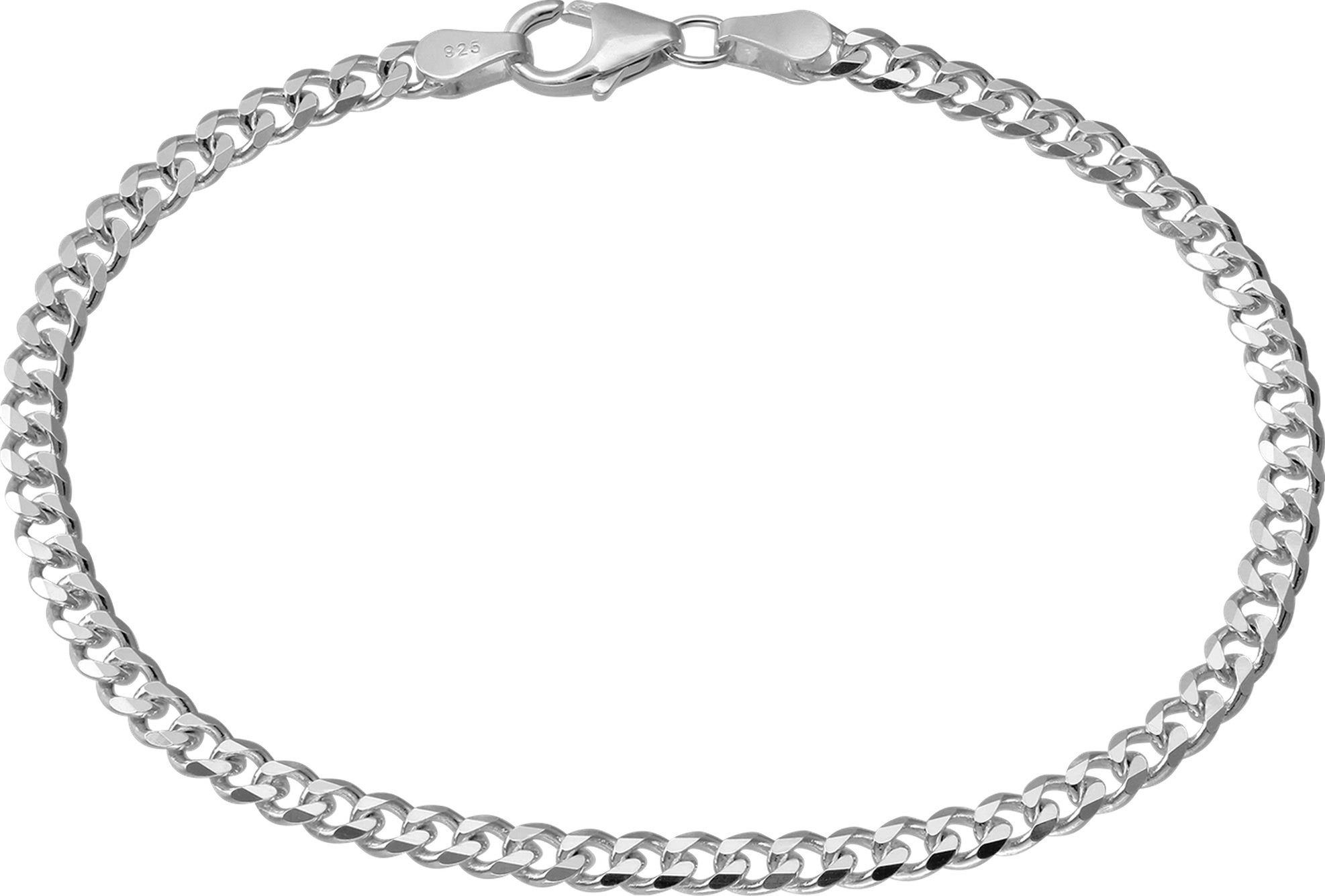 SilberDream Silberarmband SilberDream Armschmuck 19cm Armband (Armband), Damen, Herren Armband ca. 19cm, 925 Sterling Silber, Farbe: silber