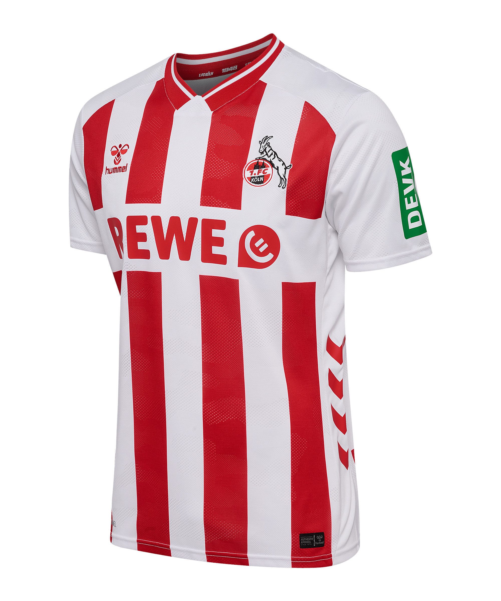 hummel Fußballtrikot Hummel 1. FC Köln Trikot Home 2025/2026 Weiß 1. Bundesliga
