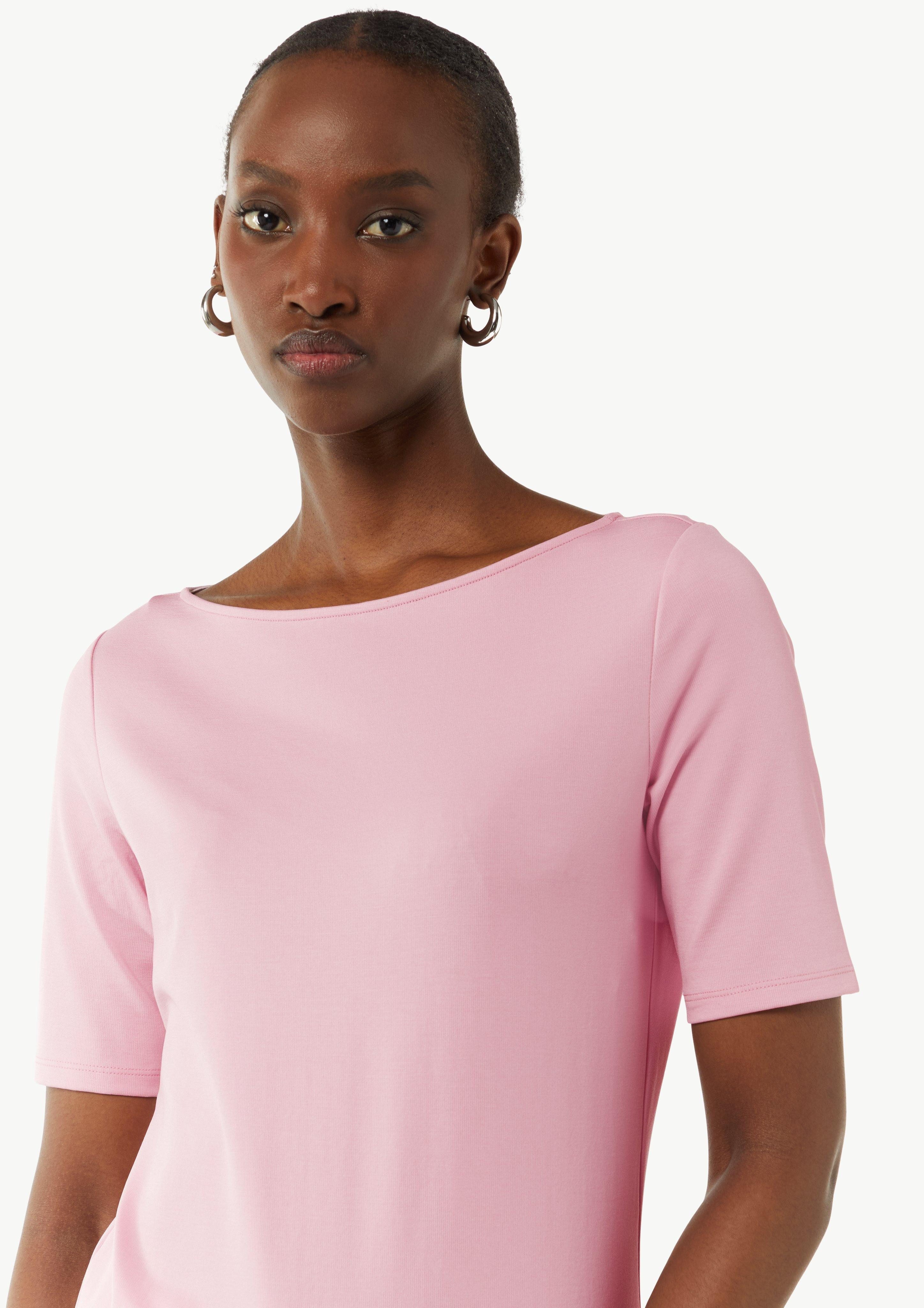 Comma Kurzarmshirt T-Shirt im Slim Fit günstig online kaufen