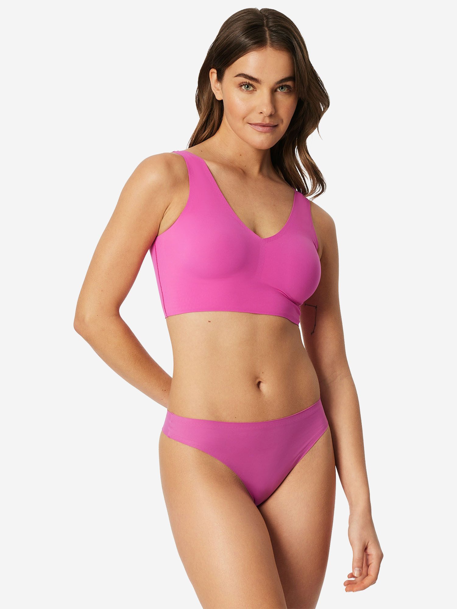 Schiesser String Invisible Soft (2-St) String Slip, Tanga, Mini String