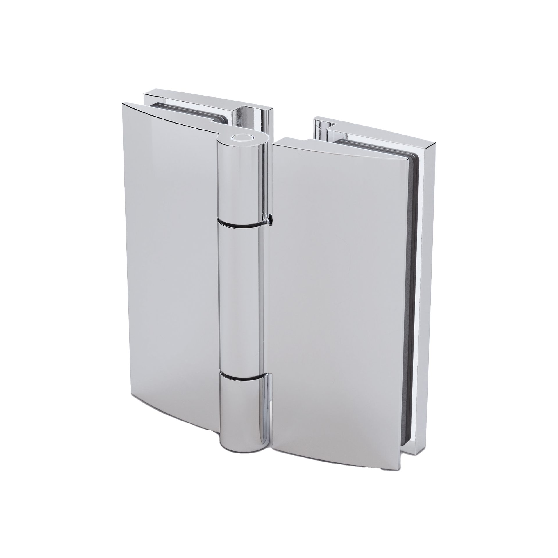 Starhome Türbeschlag ZUPPA Duschtürband 180°, Messing, glanzverchromt, Glasdusche