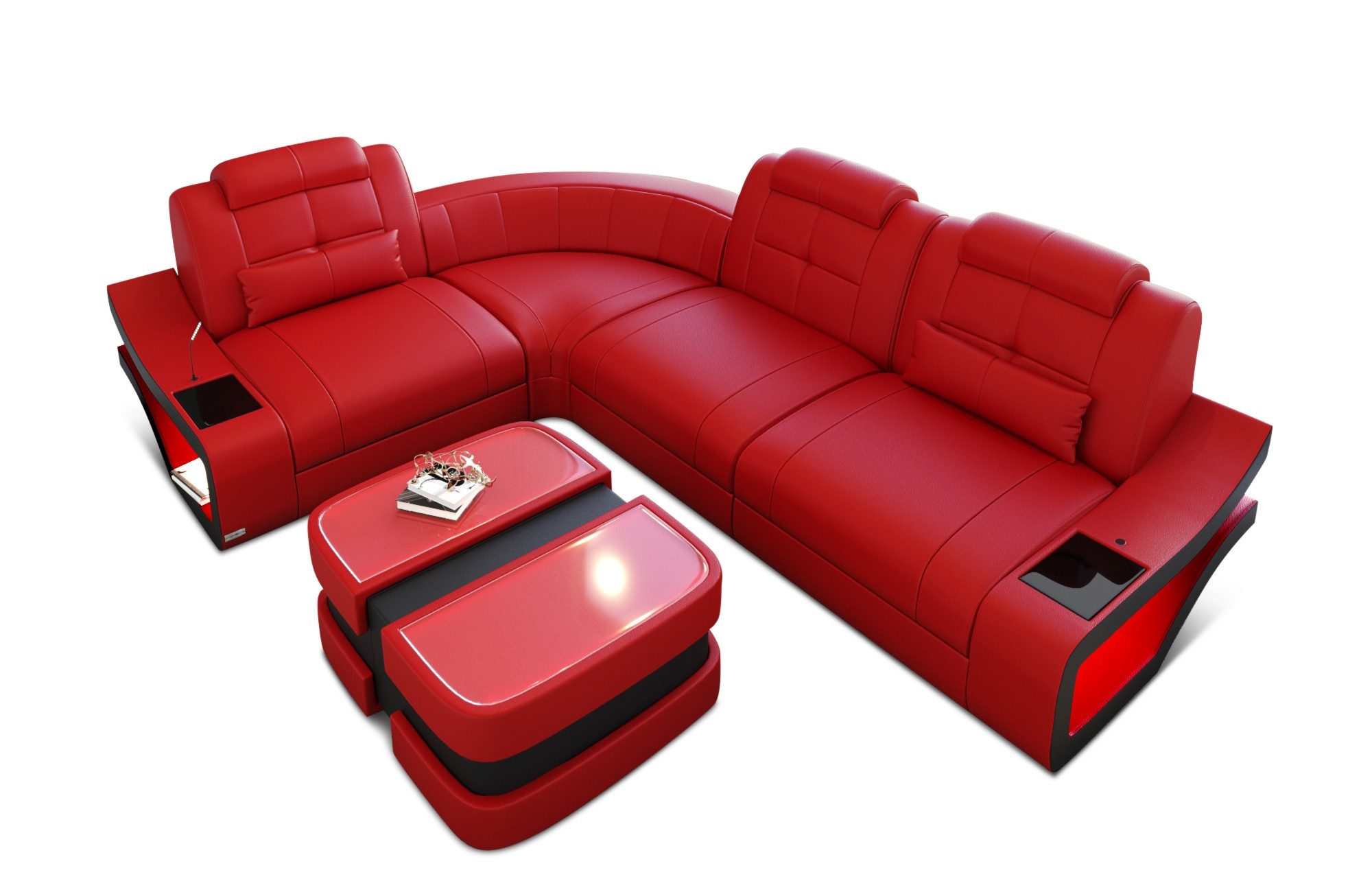 Sofa Dreams Ecksofa Leder Sofa Couch günstig online kaufen
