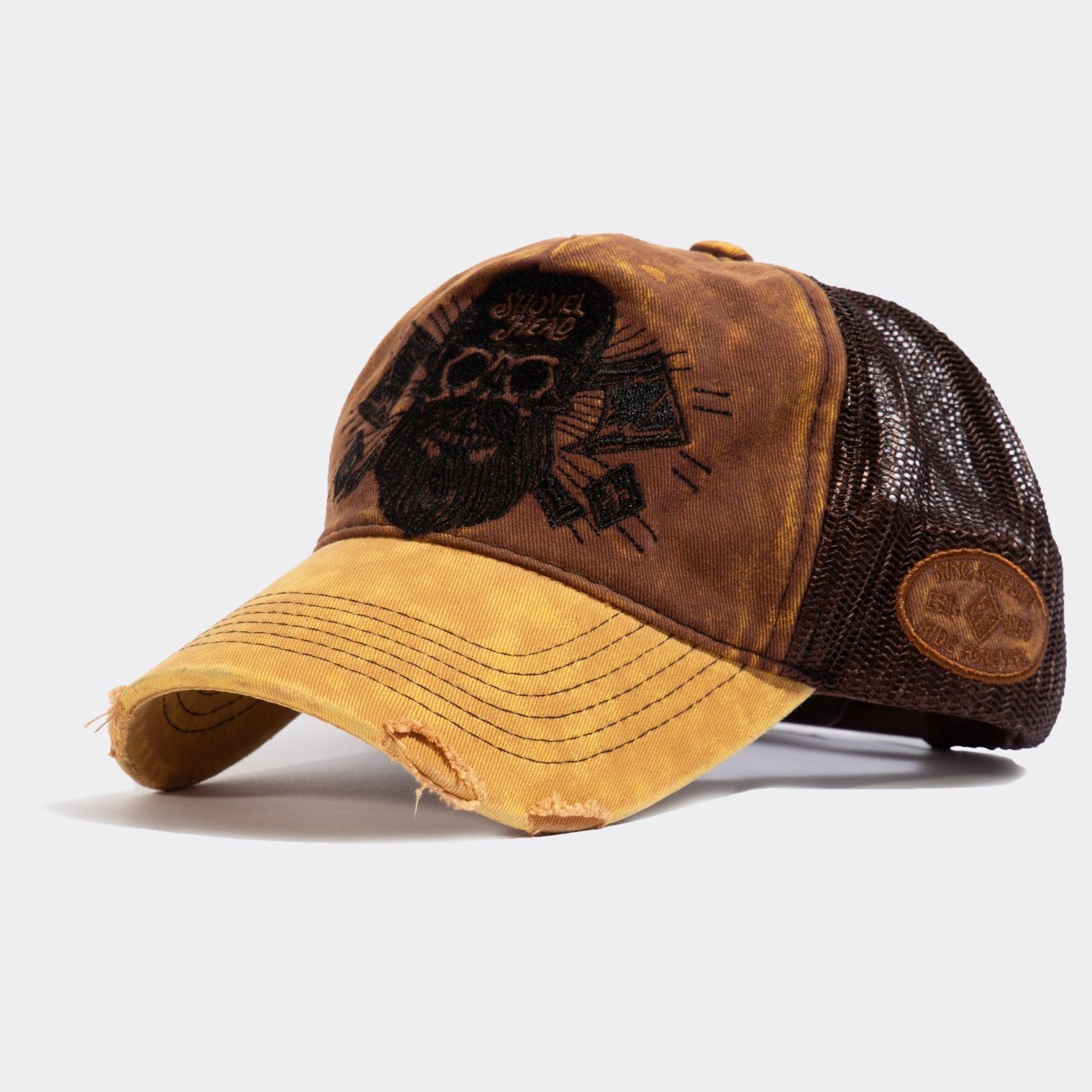 KingKerosin Trucker Cap Shovel Head (1-St) mit Front-Stickerei