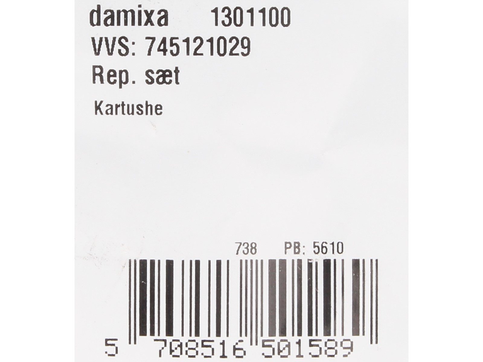 Damixa Armaturkartusche Keramik Kartusche 1301100 zu Serie Merkur, Luna und Kafe