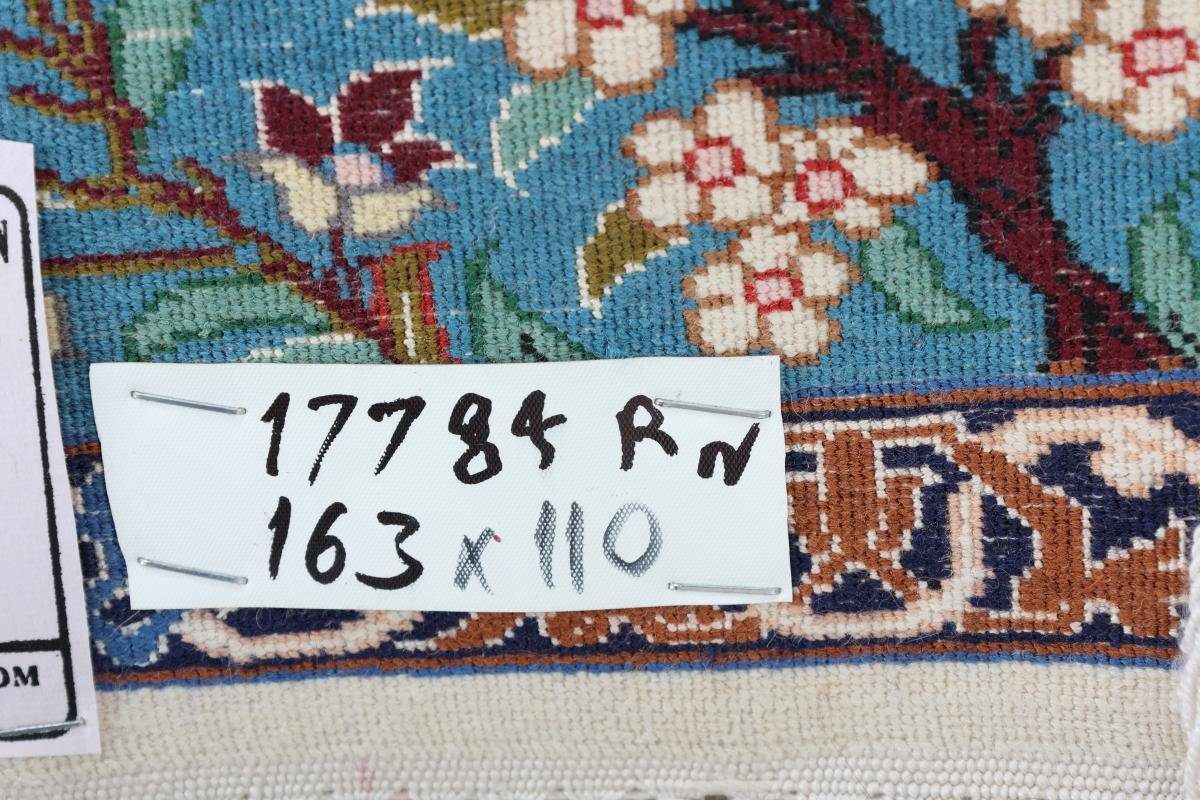 Orientteppich Isfahan Seidenkette 110x163 Handgeknüpfter Orientteppich, mm rechteckig, Nain 6 Höhe: Trading