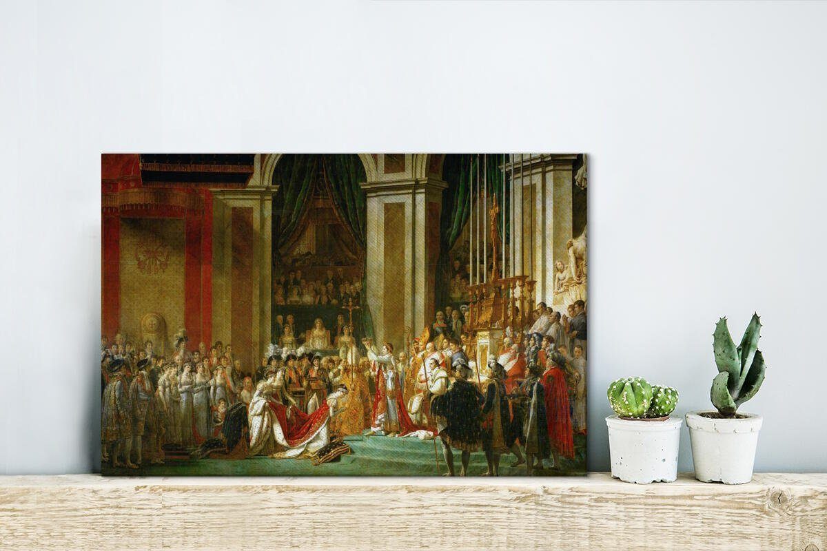 Leinwandbilder, Jacques-Louis Leinwandbild Wanddeko, Gemälde Wandbild cm (1 Aufhängefertig, von OneMillionCanvasses® St), von Die Krönung - 30x20 Napoleon David,