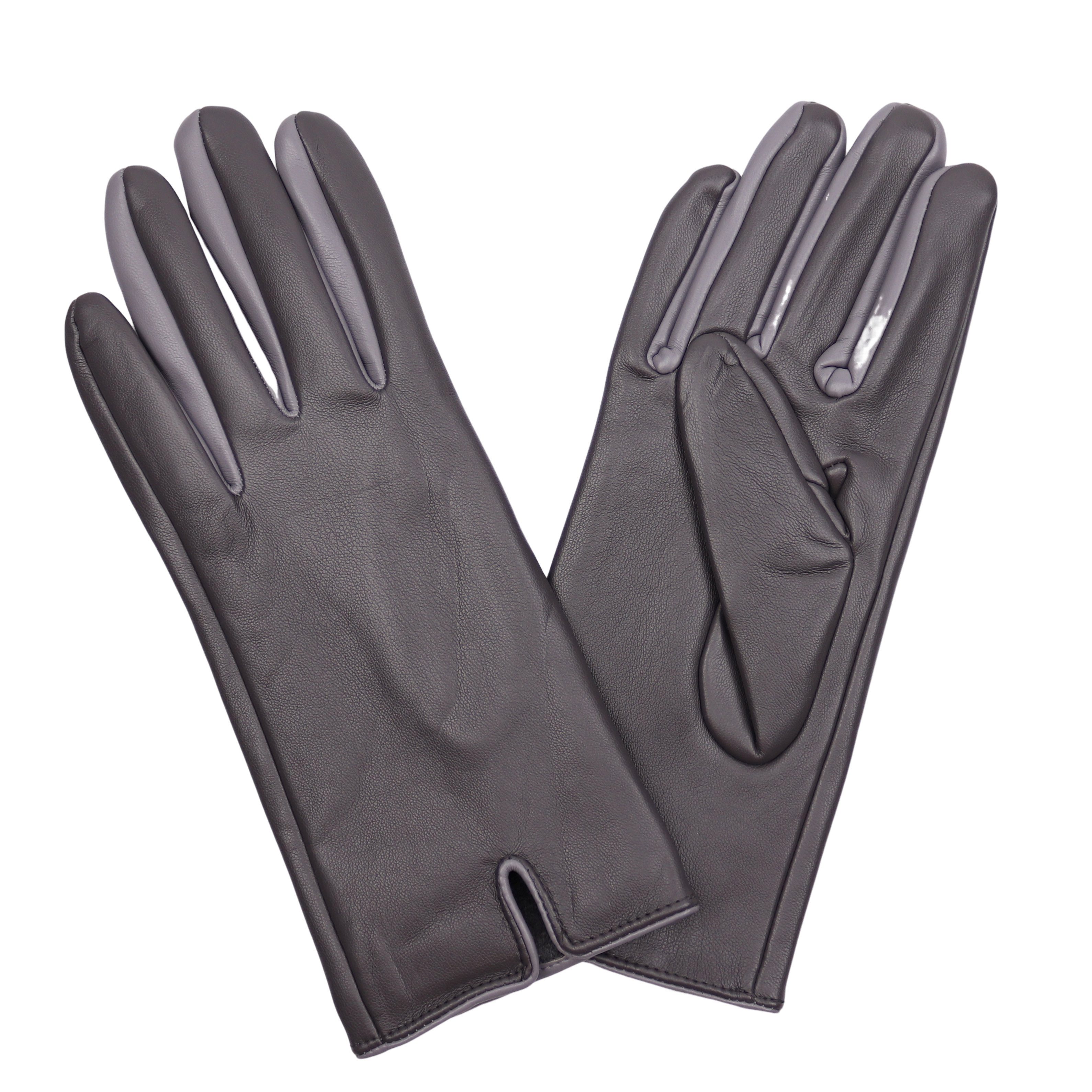 MIRROSI Lederhandschuhe Damen Touchscreen Handschuhe gefüttert Warm ONESIZE günstig online kaufen