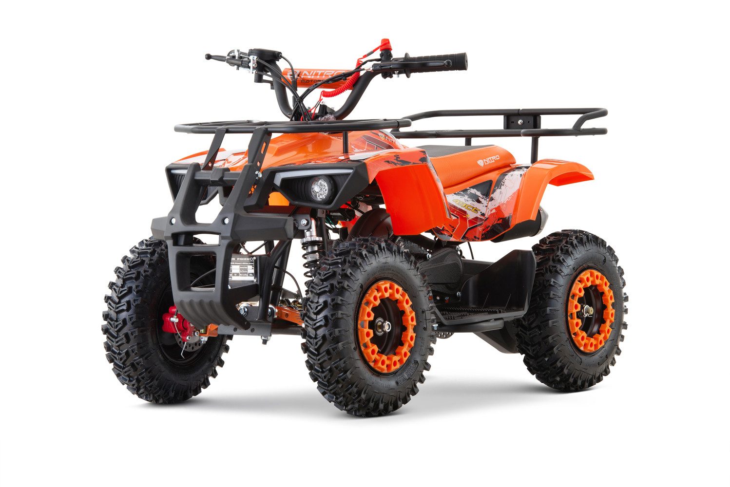 Nitro Motors Quad Nitro Motors mini Kinder Quad Dusty Snowy-Profile L Sport 6", 49,00 ccm, 40 km/h