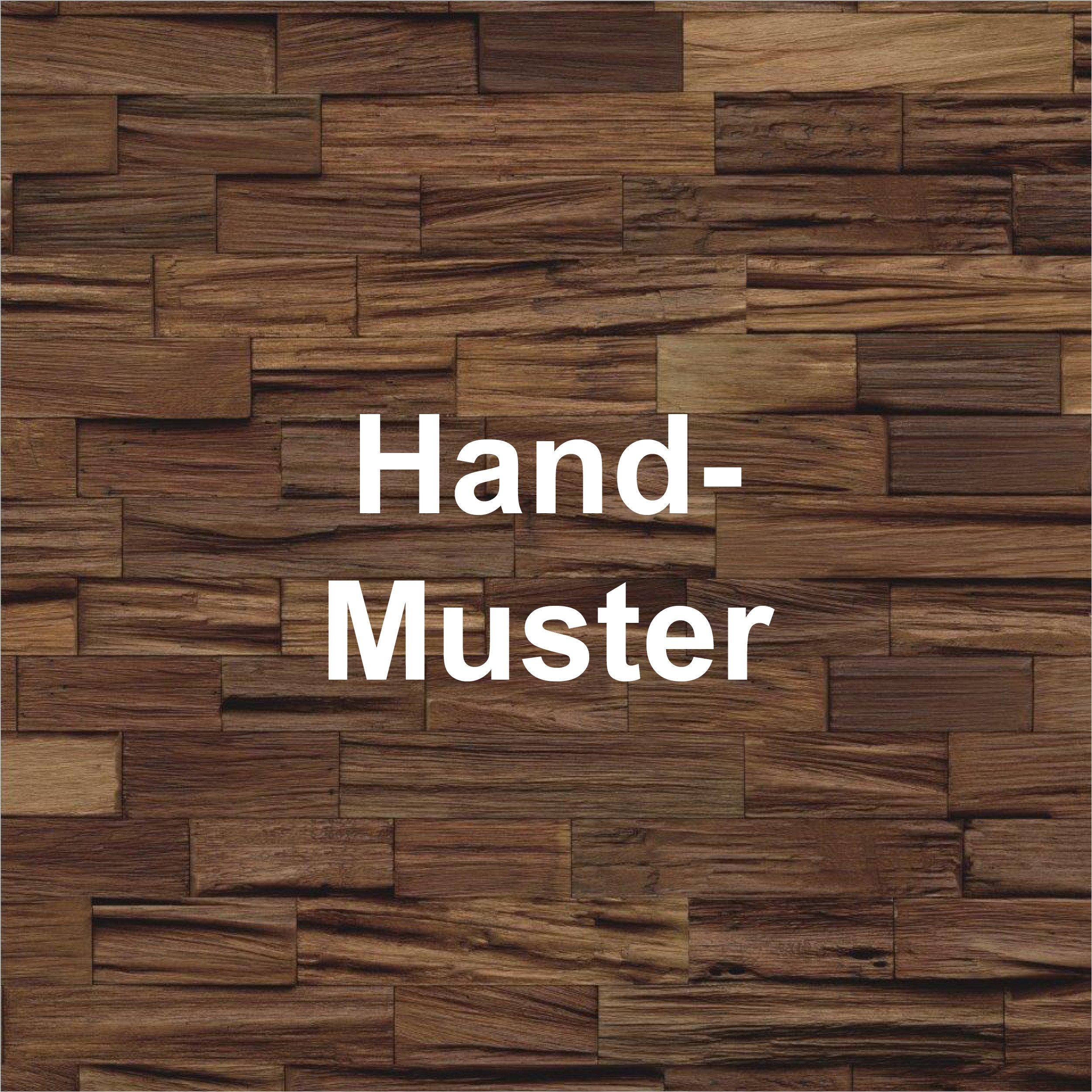 INDO 3D Wandpaneel Muster Axewood FSC Bangkirai, BxL: 20,00x50,00 cm günstig online kaufen