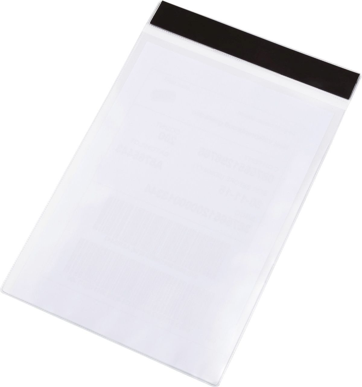 Fächermappe Kennzeichnungshülle A4 hoch magnetisch VE=10 Stück transparent