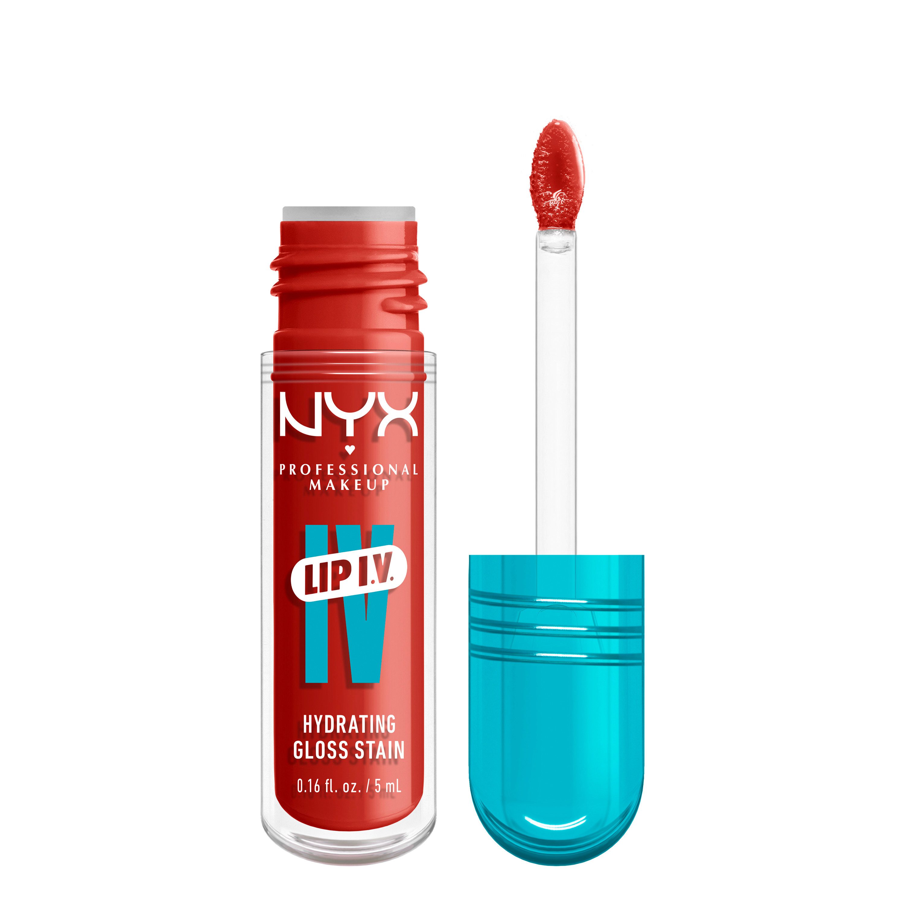NYX PROFESSIONAL MAKEUP Lipgloss LIP IV GLOSS SERUM, gibt den Lippen einen unwiderstehlichen Wet-Look