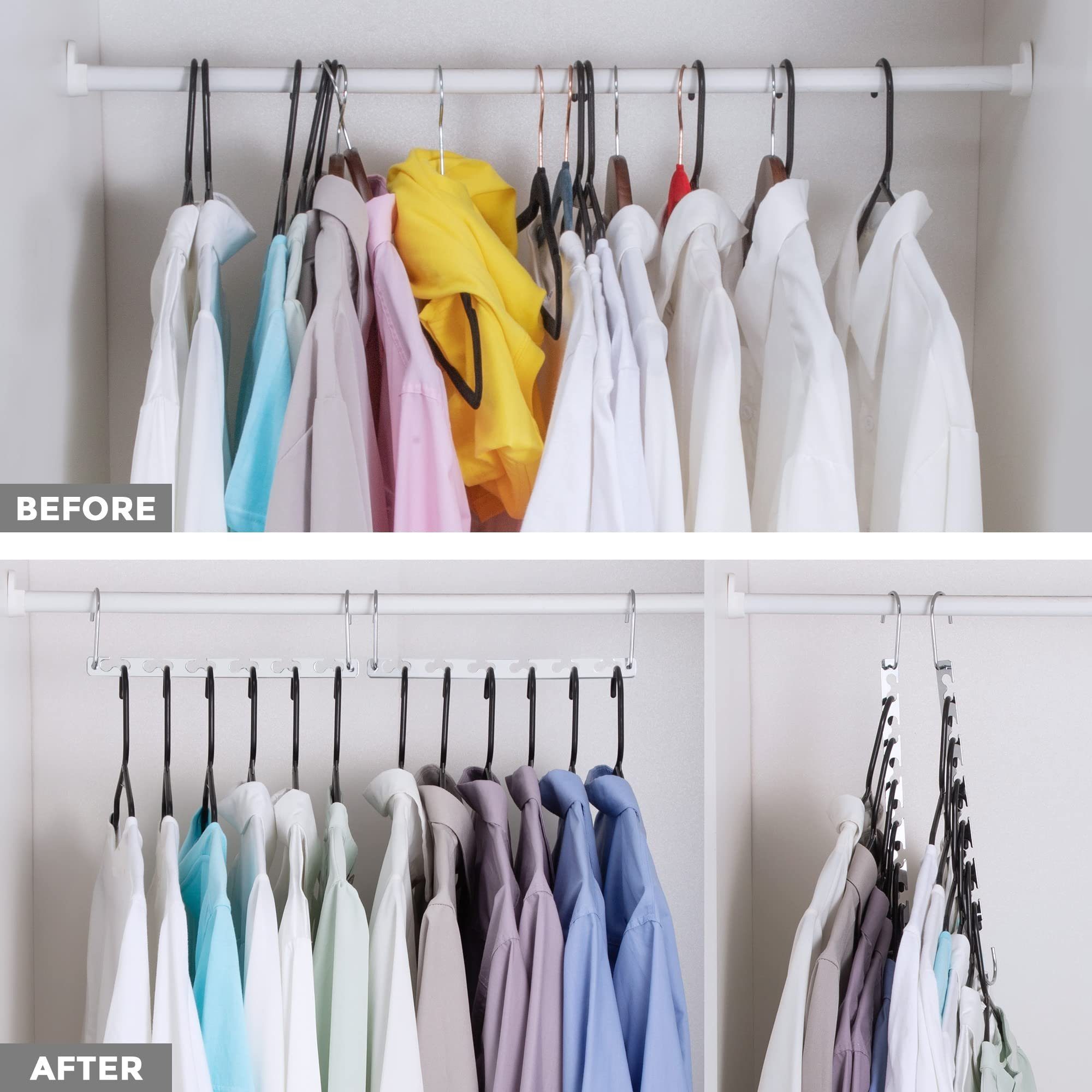 House Day Mehrfach-Kleiderbügel platzsparende Kleiderbügel, Garderobe günstig online kaufen