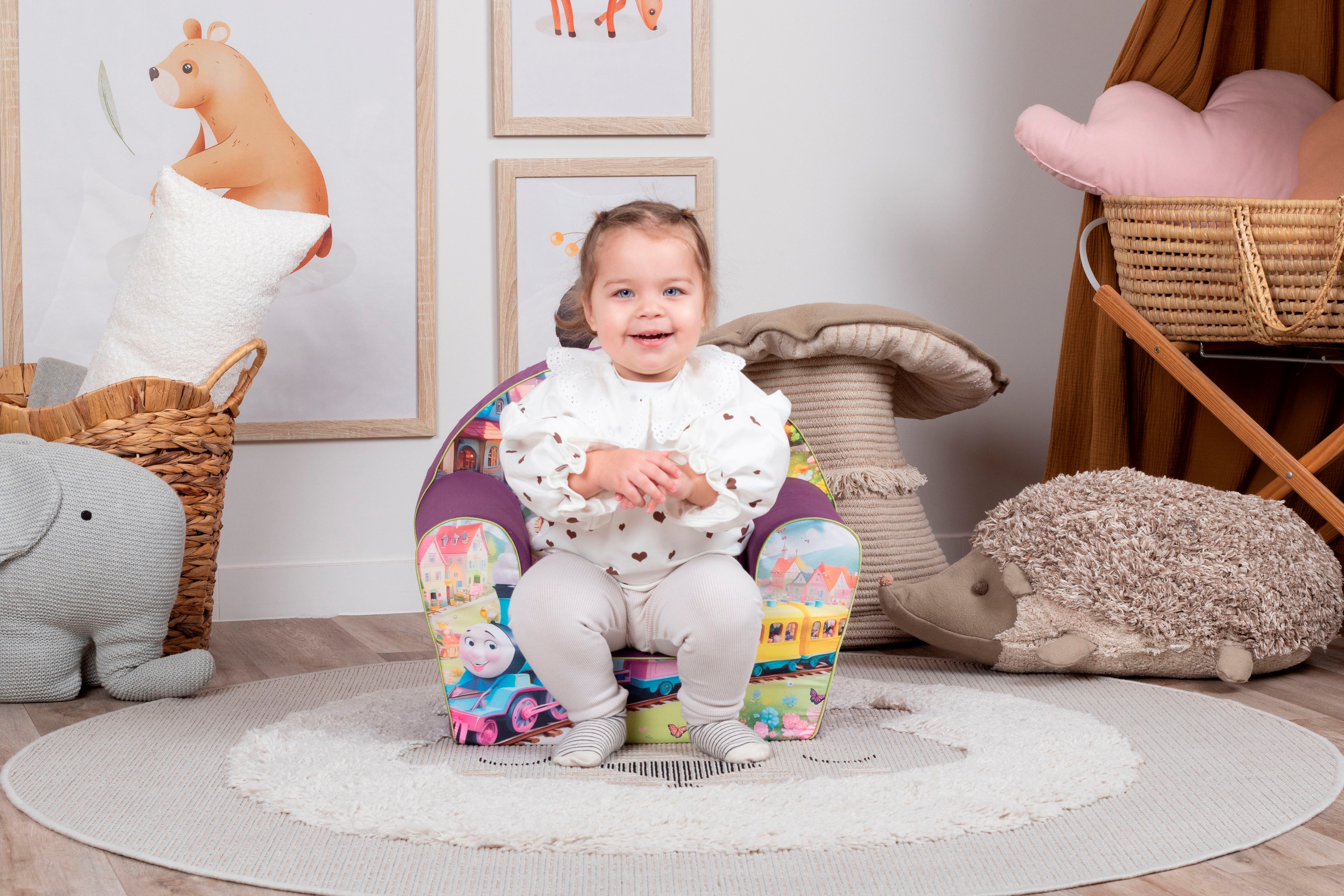 Knorrtoys® Sessel Happy train, für Kinder; Made in Europe